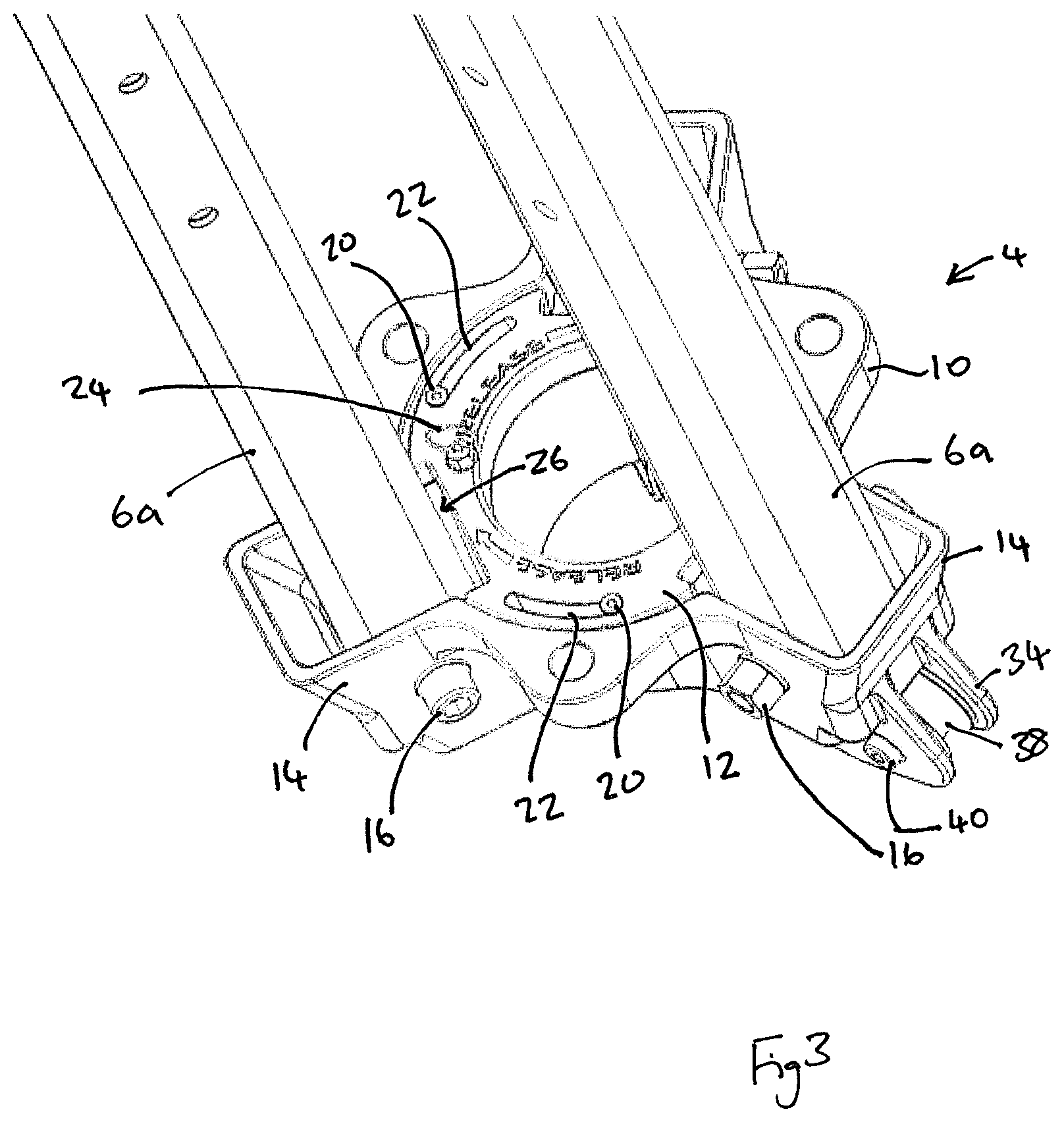 Patent US12305797 Figure 3 – Load lifting tripod with leg locking ring