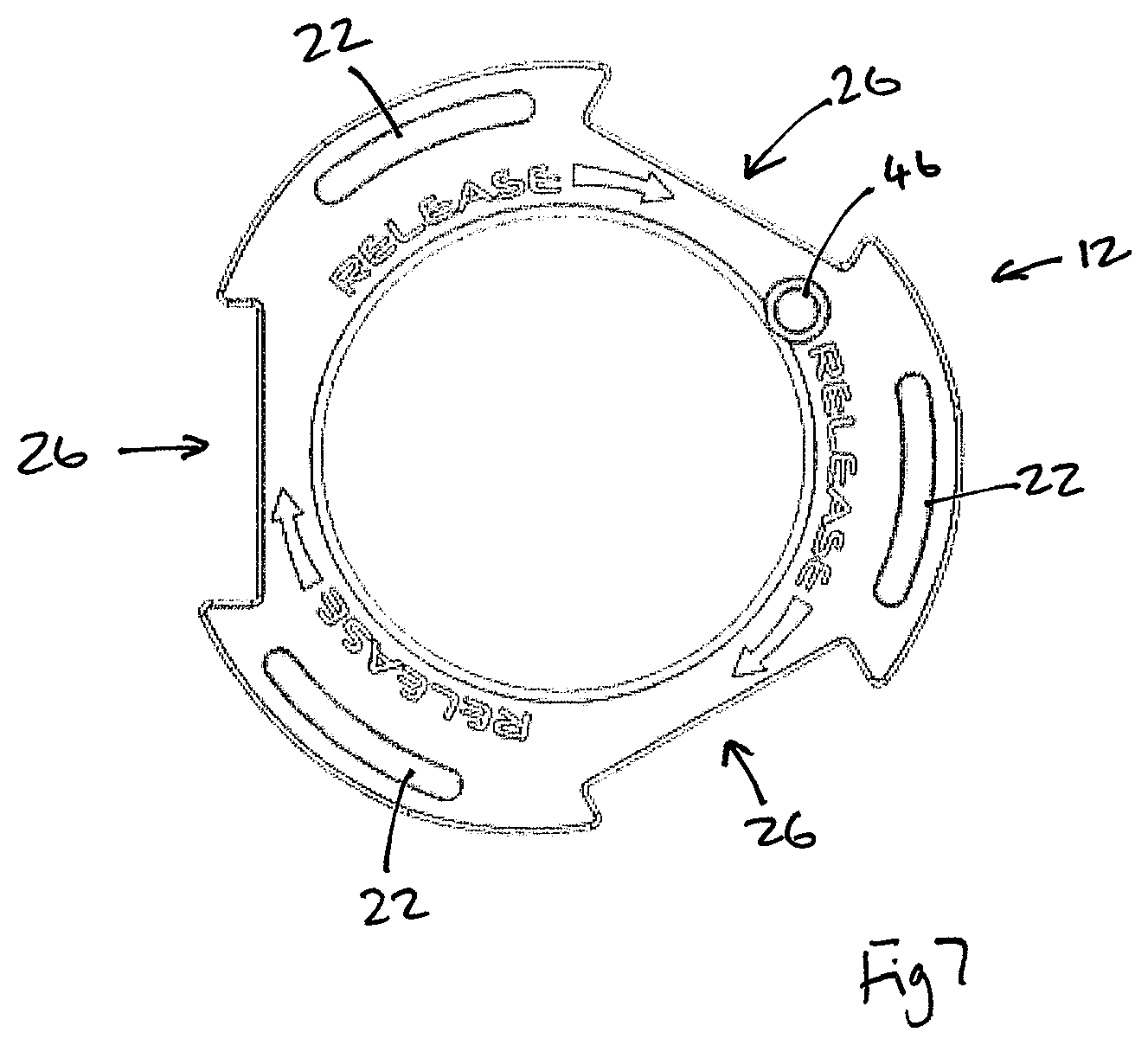 Patent US12305797 Figure 7 – Load lifting tripod with leg locking ring