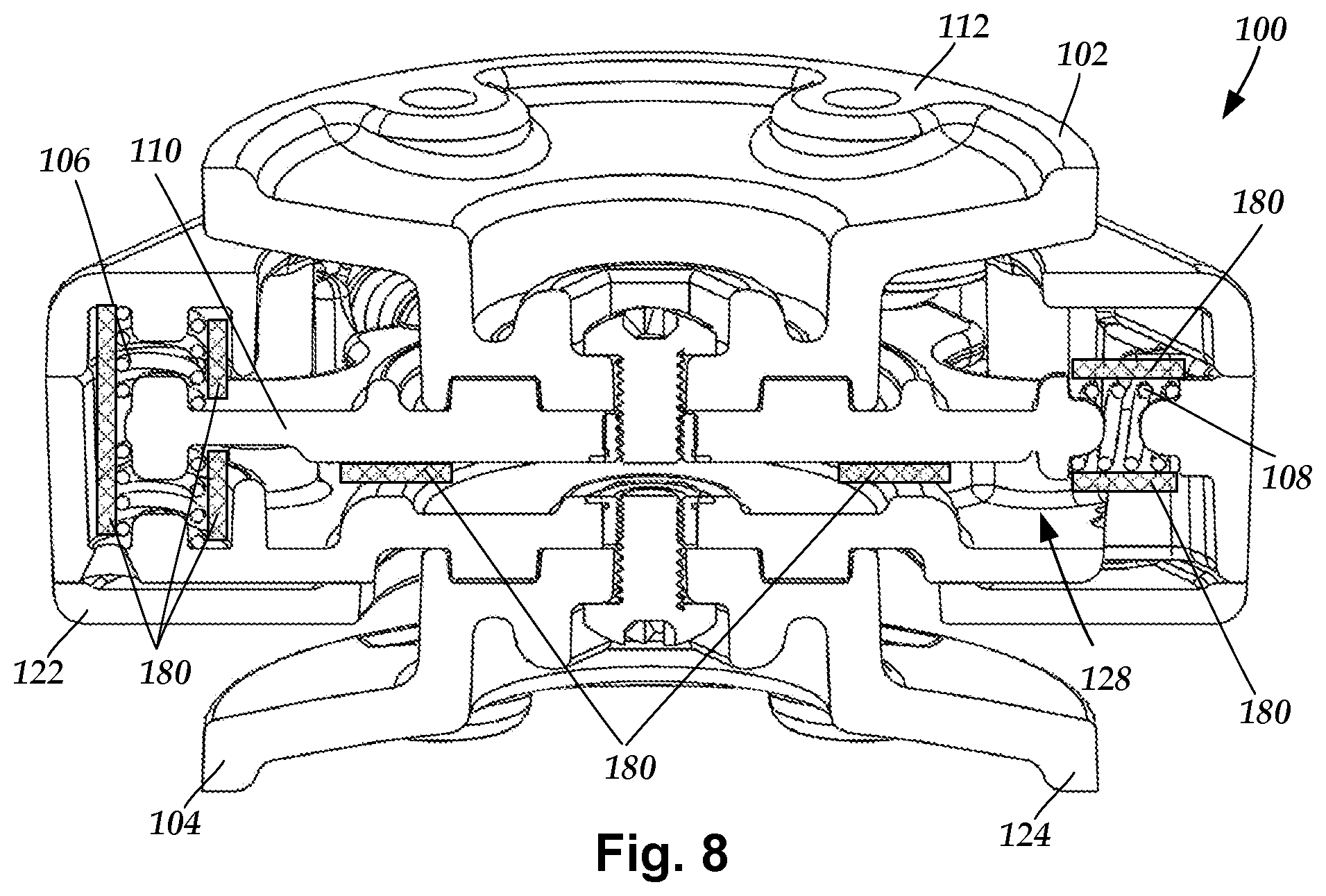 Patent US12305799 Figure 7 – Vibration dampening mounts and methods of making and using