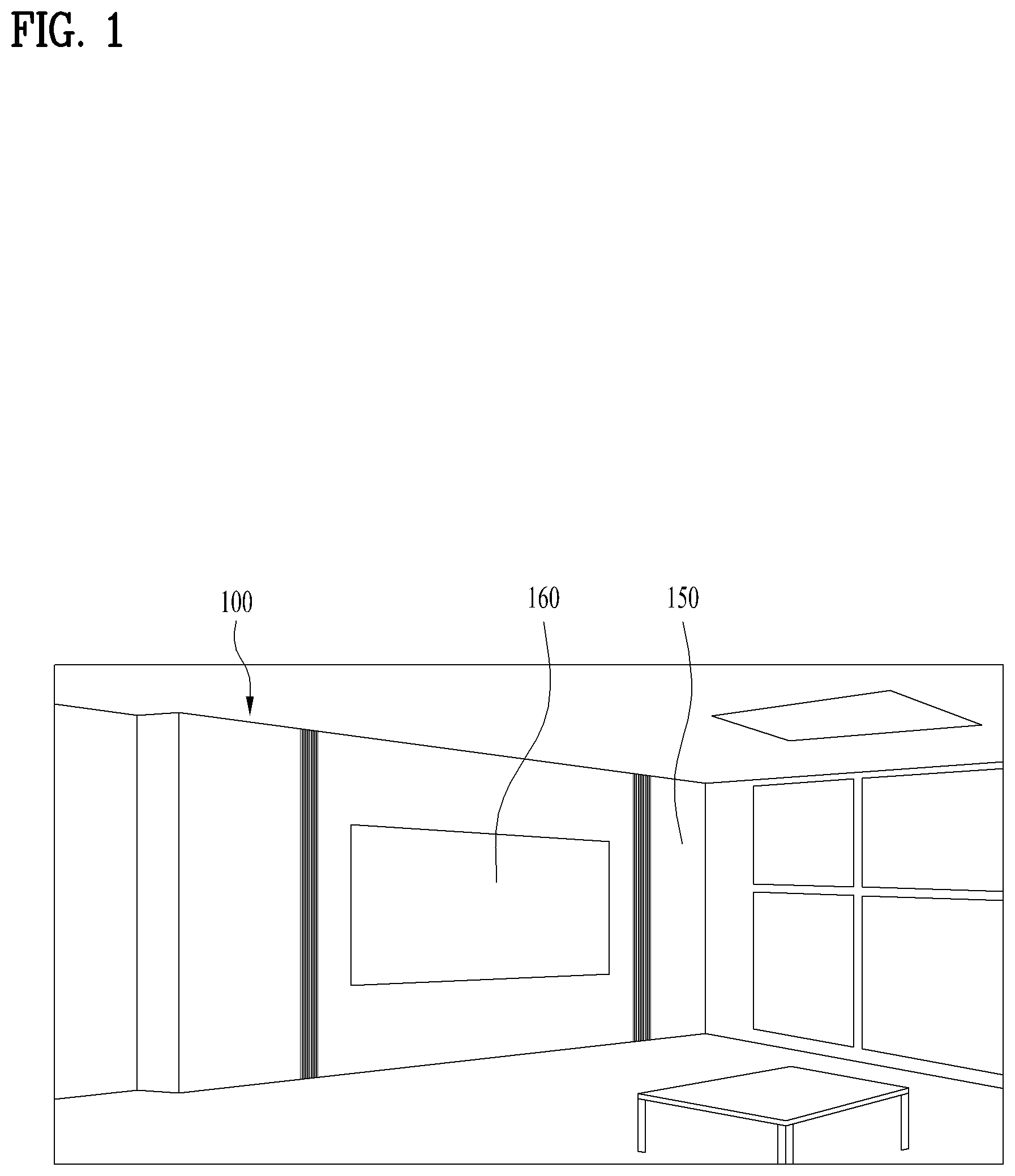 Patent US12305801 Figure 1 – Smart wall