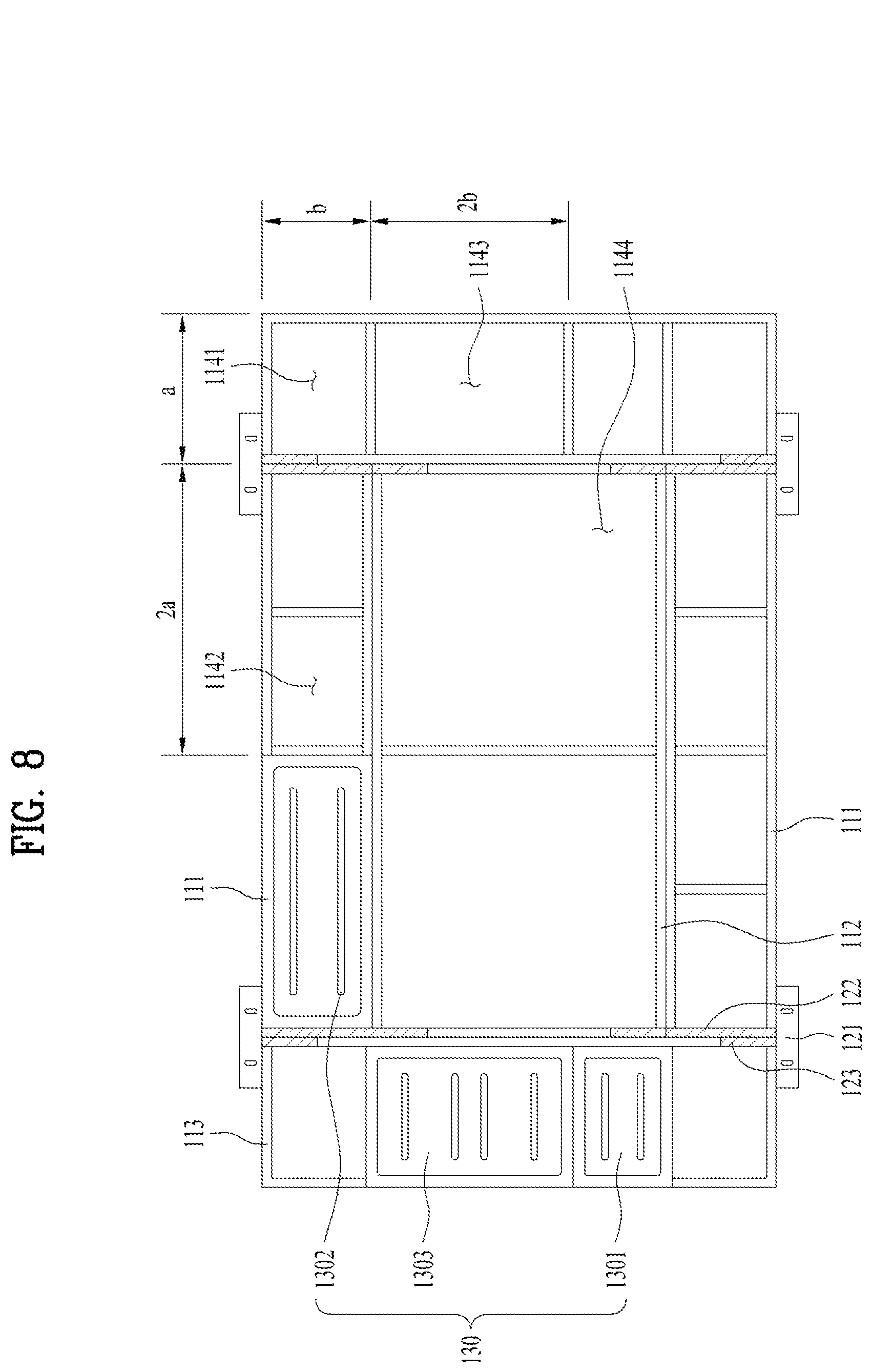 Patent US12305801 Figure 8 – Smart wall