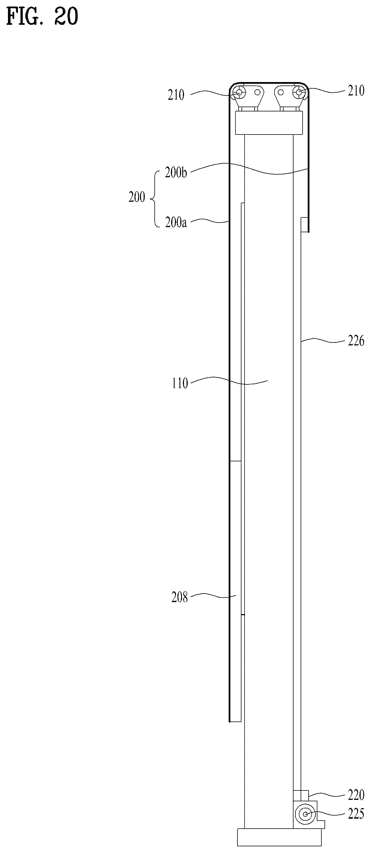 Patent US12305801 Figure 20 – Smart wall