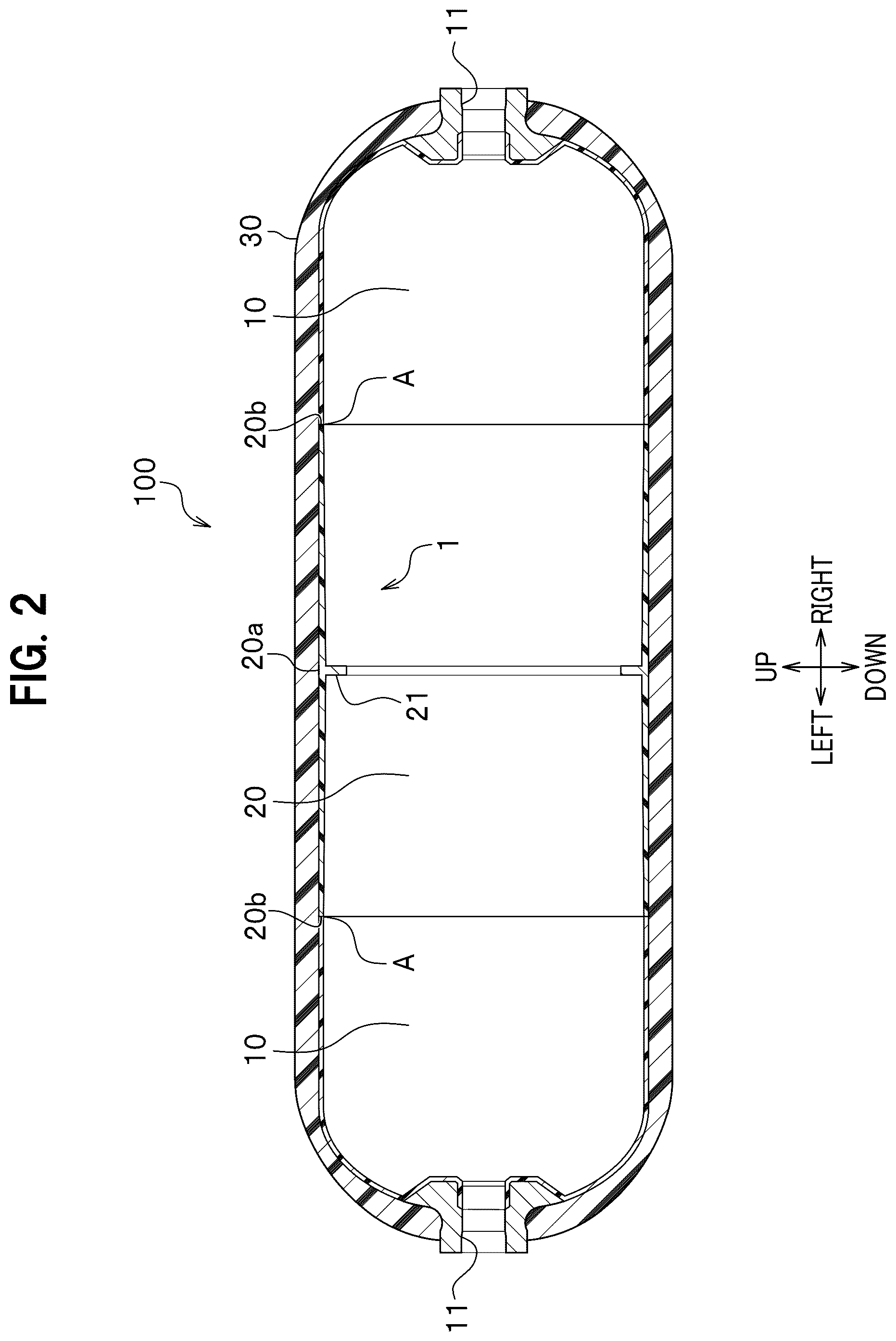 Patent US12305810 Figure 2 – Pressure vessel liner and method for manufacturing pressure vessel liner