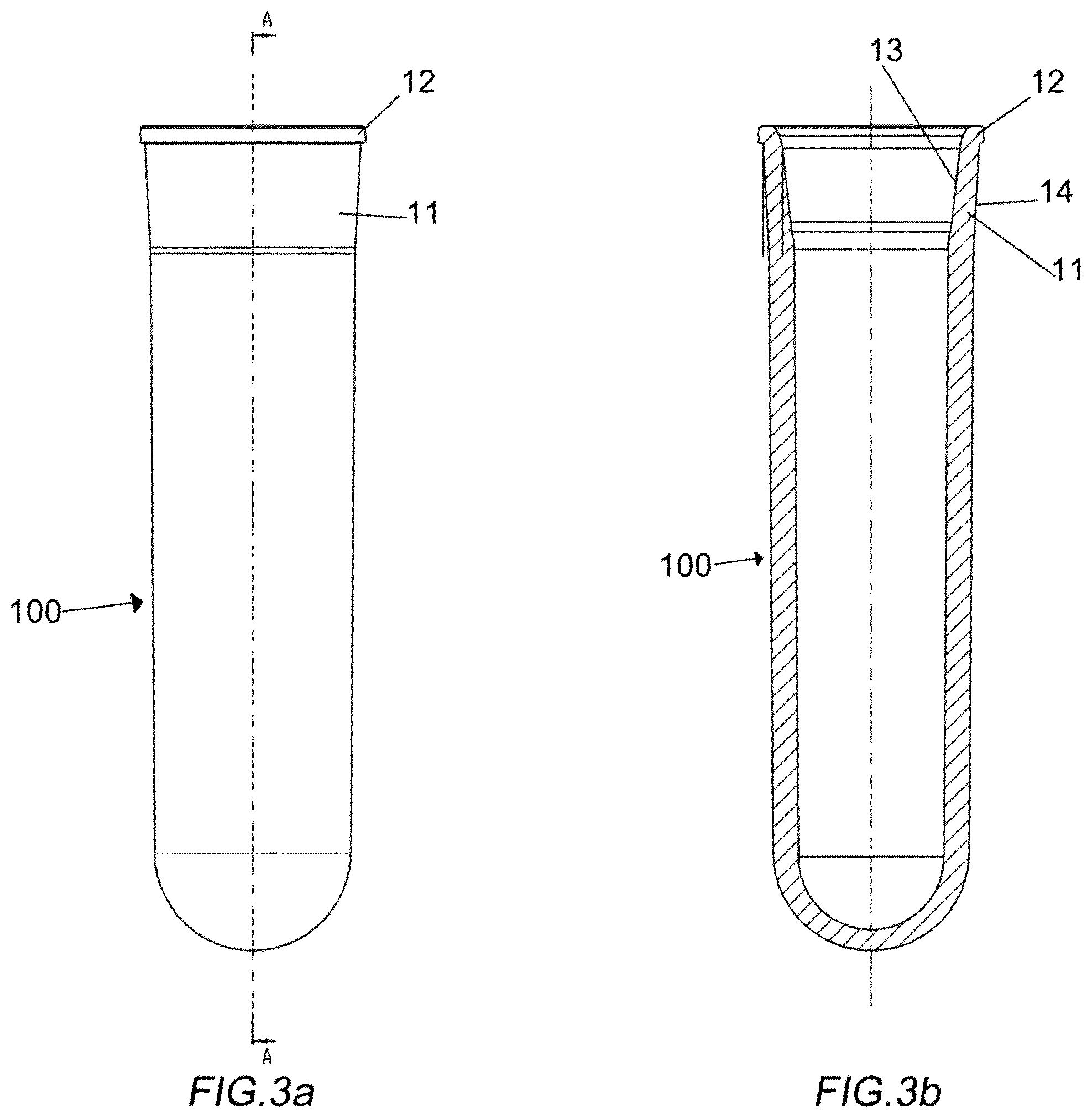 Patent US12305813 Figure 3 – High-pressure cylinder with core in plastic material and surface covering in composite material and related method of production