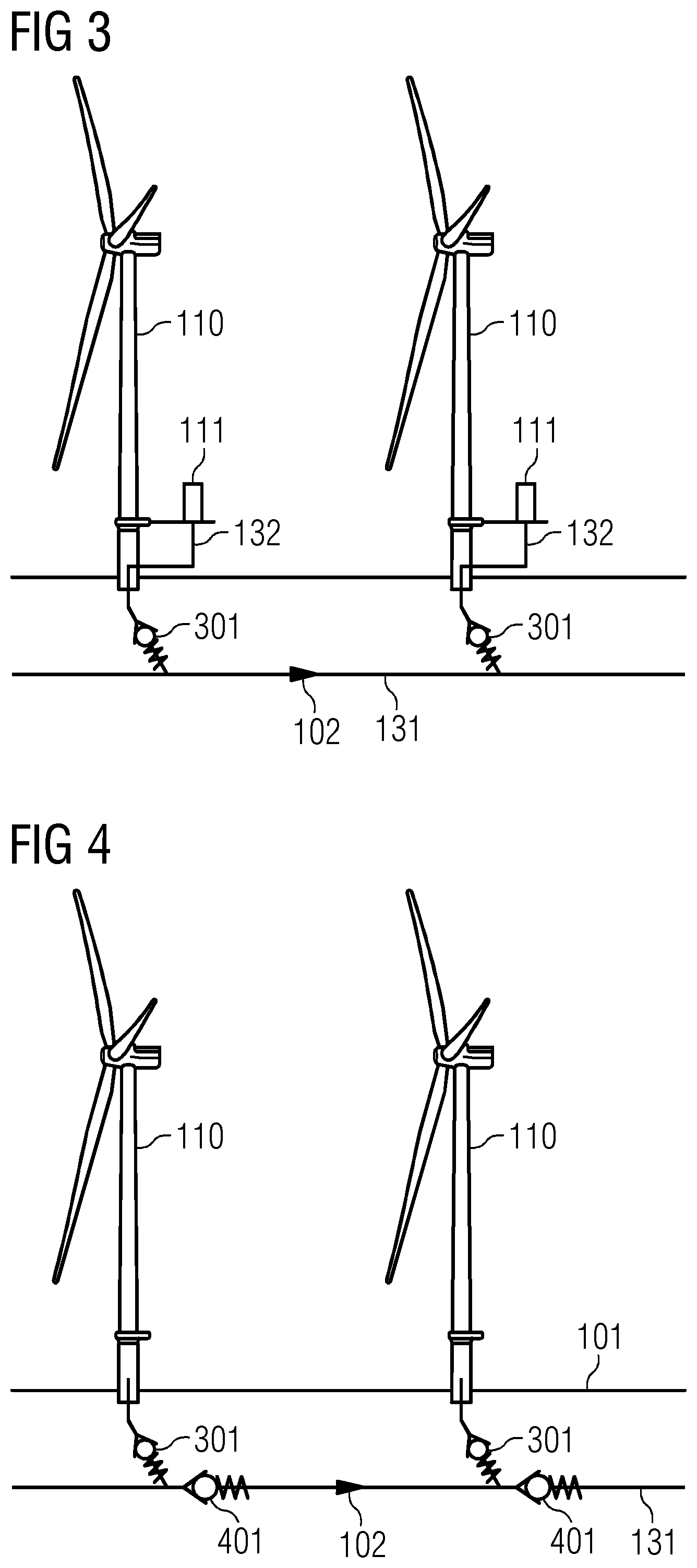 Patent US12305815 Figure 2 – Wind park with pressure-controlled pipeline system