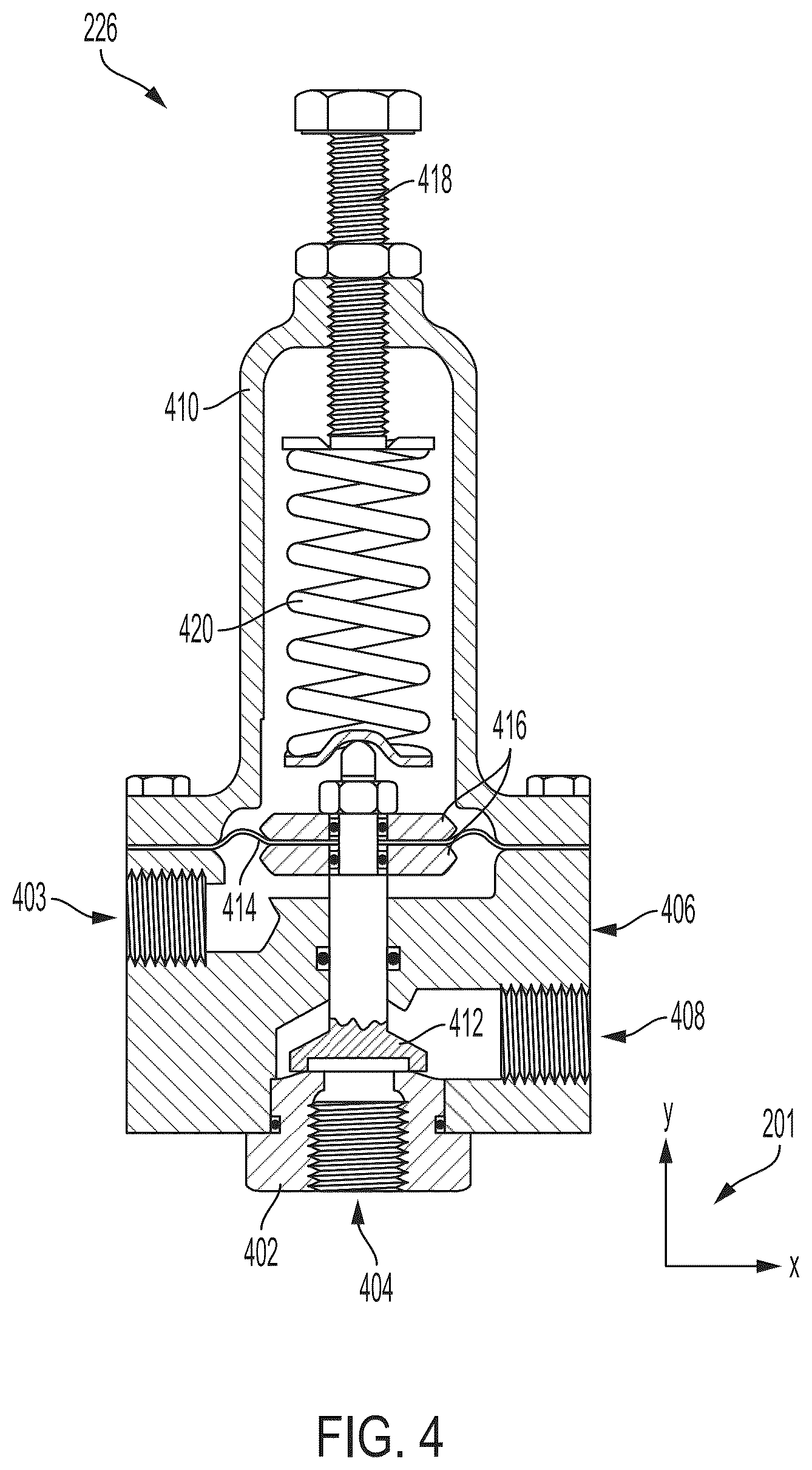 Patent US12305816 Figure 4 – Pipeline energy recovery system