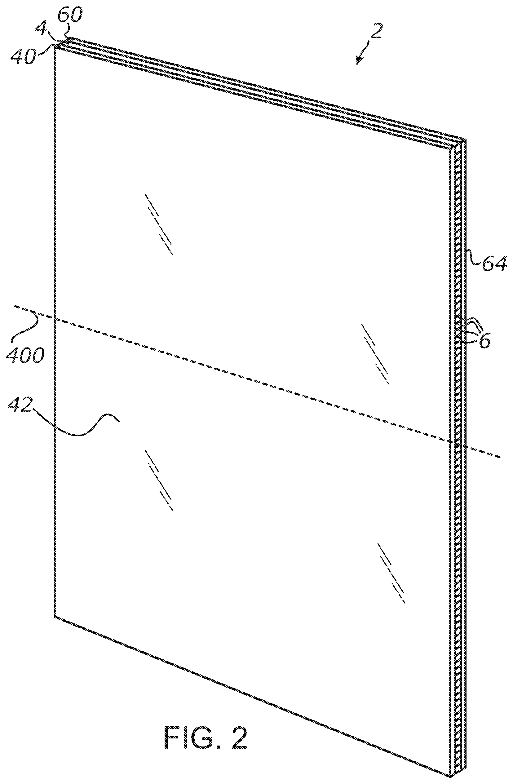 Patent US12305819 Figure 2 – Method of making daylight redirecting window films employing embedded microstructures
