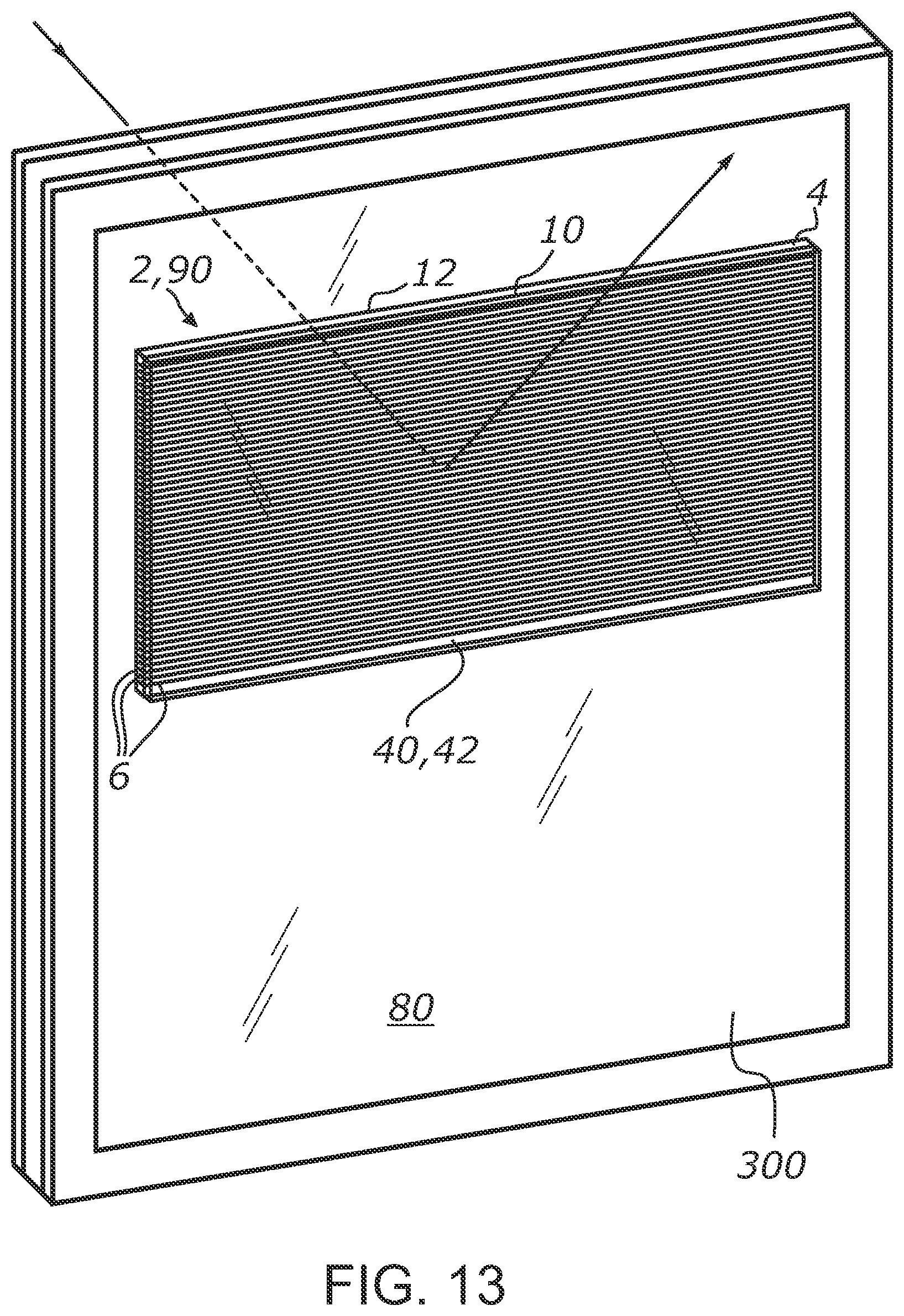 Patent US12305819 Figure 12 – Method of making daylight redirecting window films employing embedded microstructures