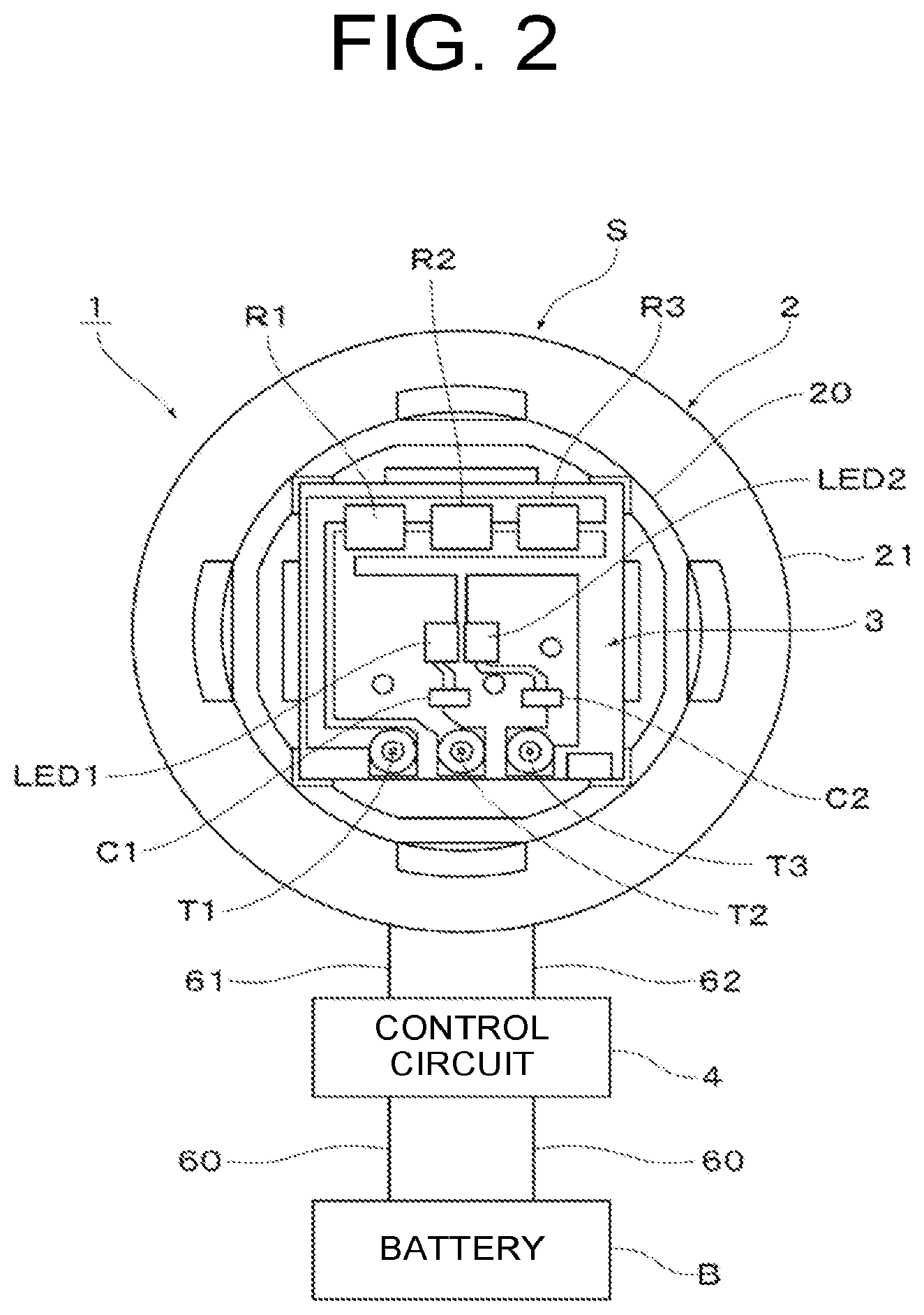 Patent US12305822 Figure 2 – Light source unit for vehicle lamp, vehicle lamp