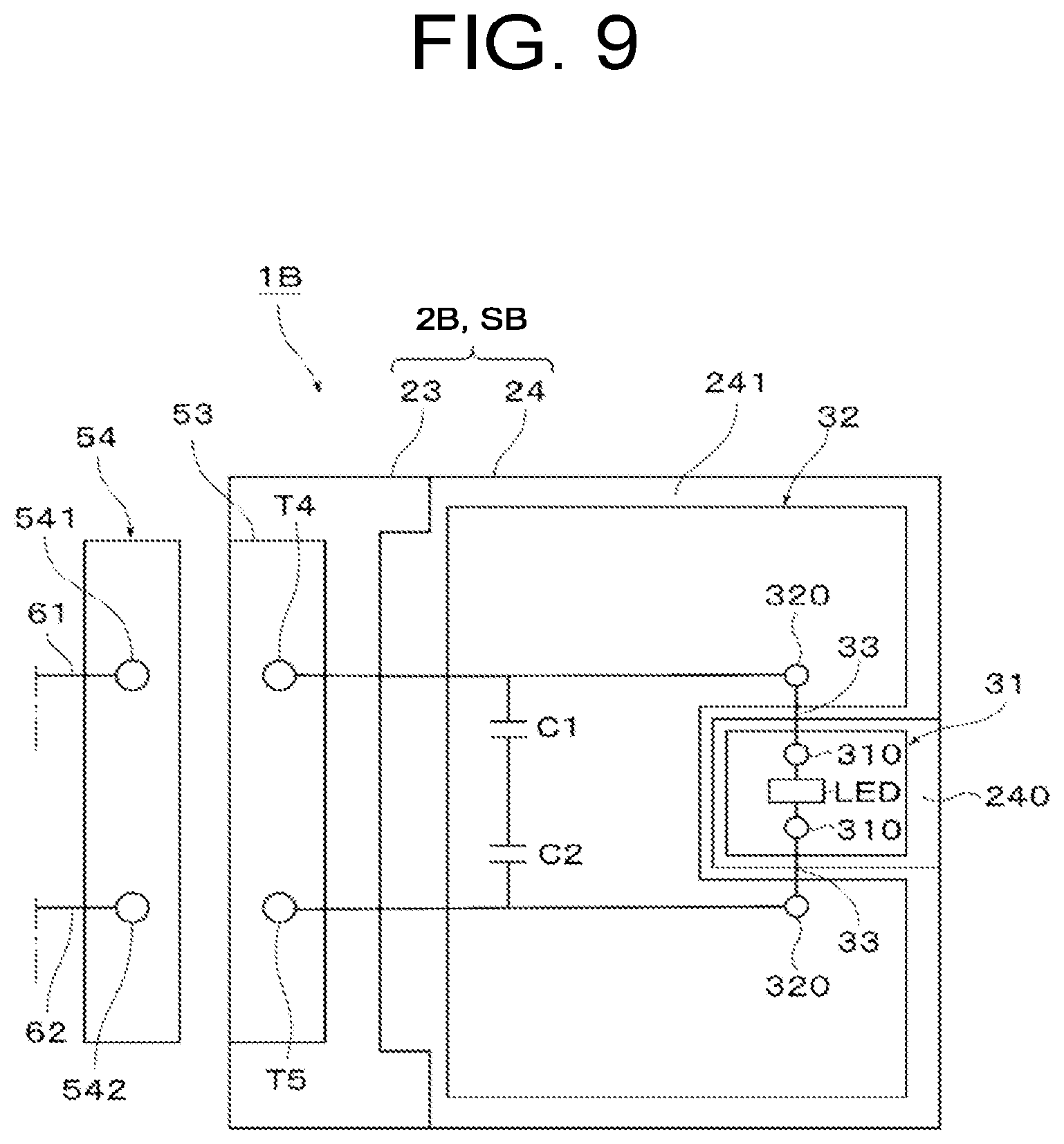 Patent US12305822 Figure 9 – Light source unit for vehicle lamp, vehicle lamp