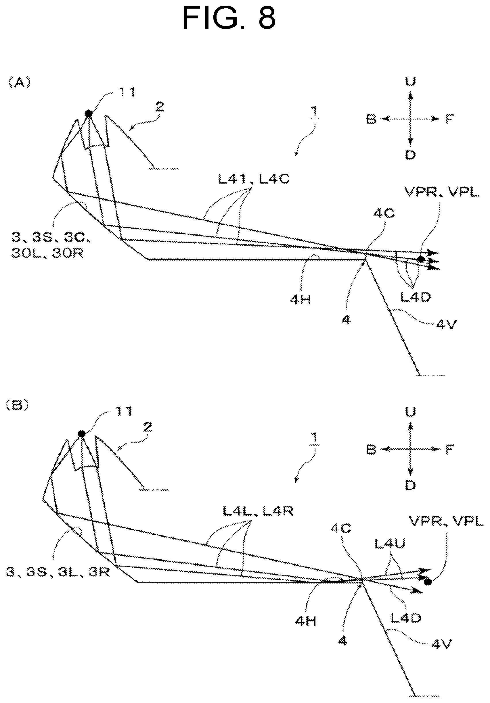 Patent US12305823 Figure 5 – Vehicle lighting appliance lens, vehicle lighting appliance unit, and vehicle lighting appliance device