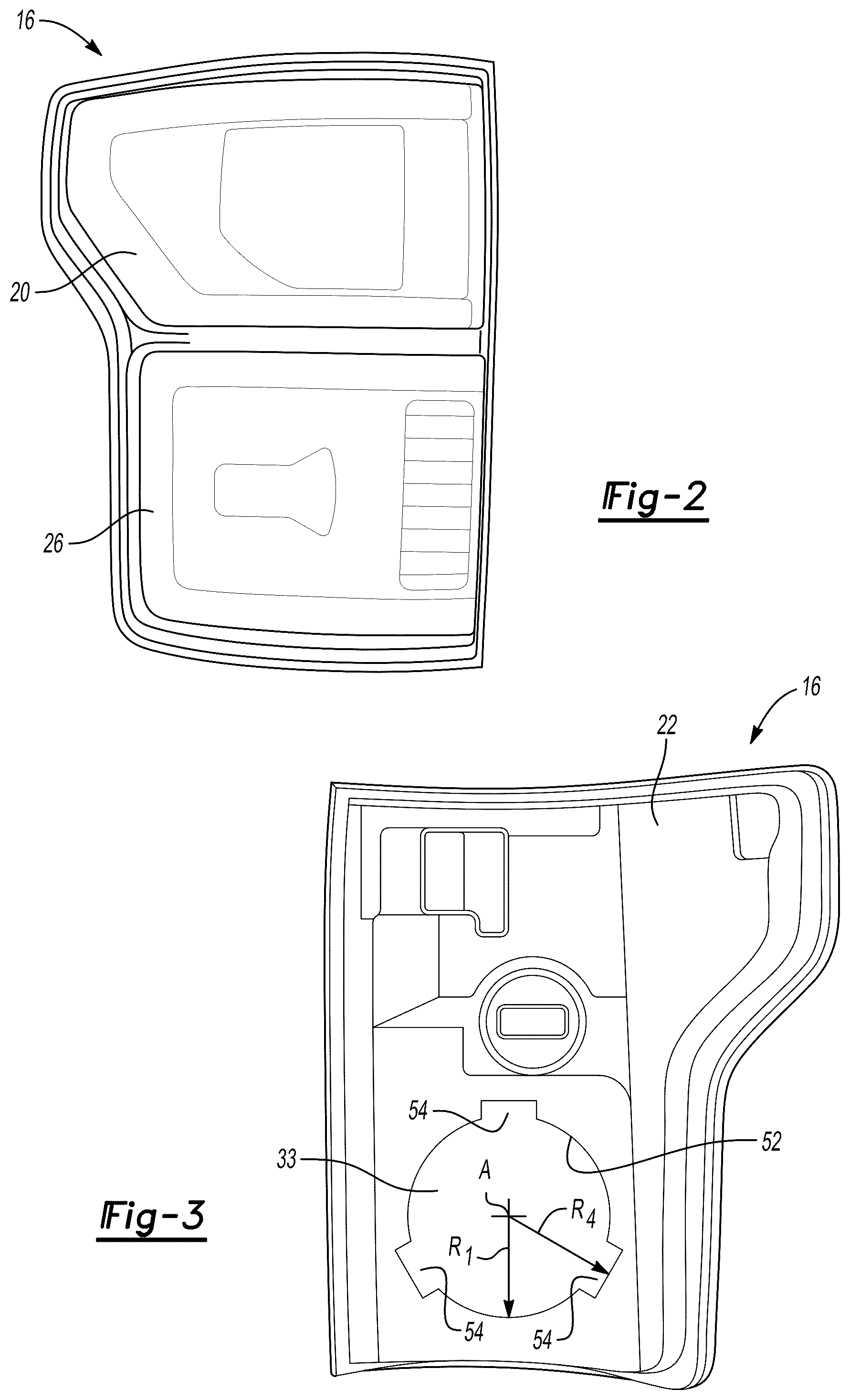 Patent US12305826 Figure 2 – Sensor cover for vehicle lamp assembly
