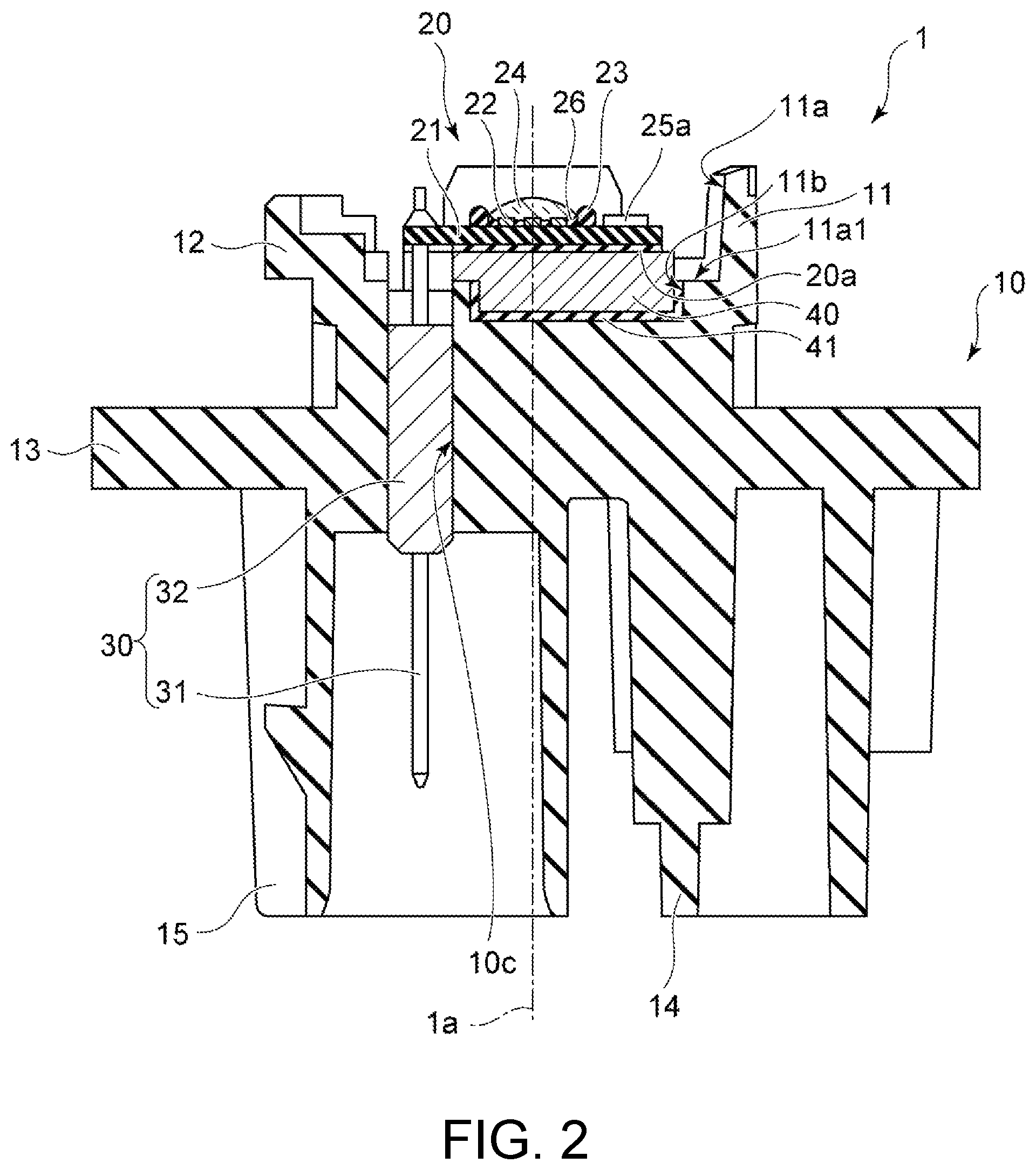 Patent US12305827 Figure 2 – Vehicle lighting device, vehicle lamp, and method for manufacturing vehicle lighting device