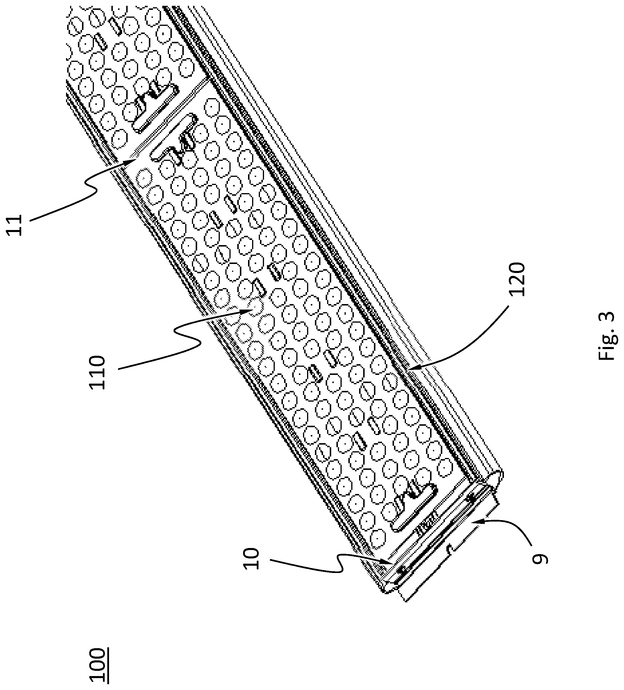 Patent US12305831 Figure 3 – Lighting fixture with threadless fit