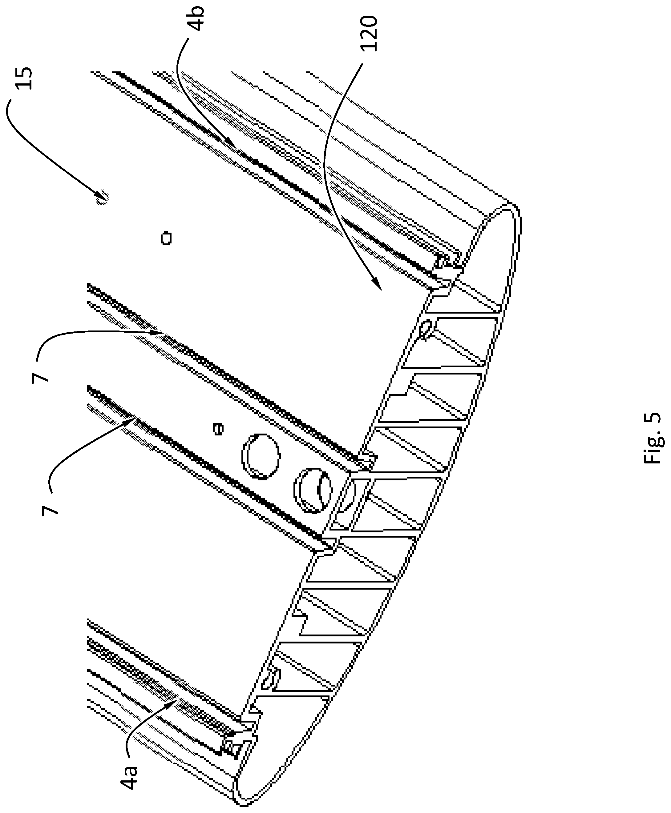 Patent US12305831 Figure 5 – Lighting fixture with threadless fit