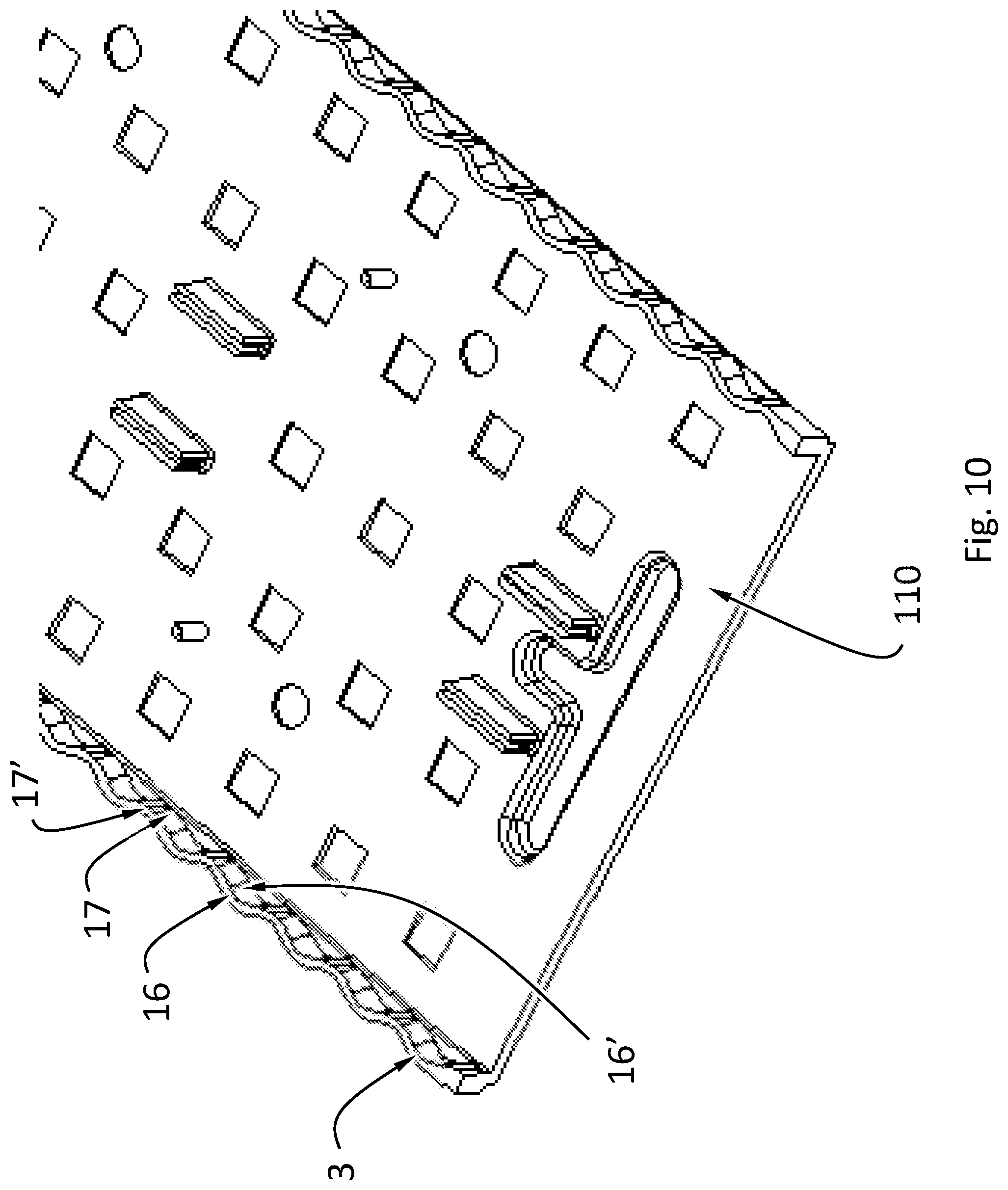 Patent US12305831 Figure 10 – Lighting fixture with threadless fit