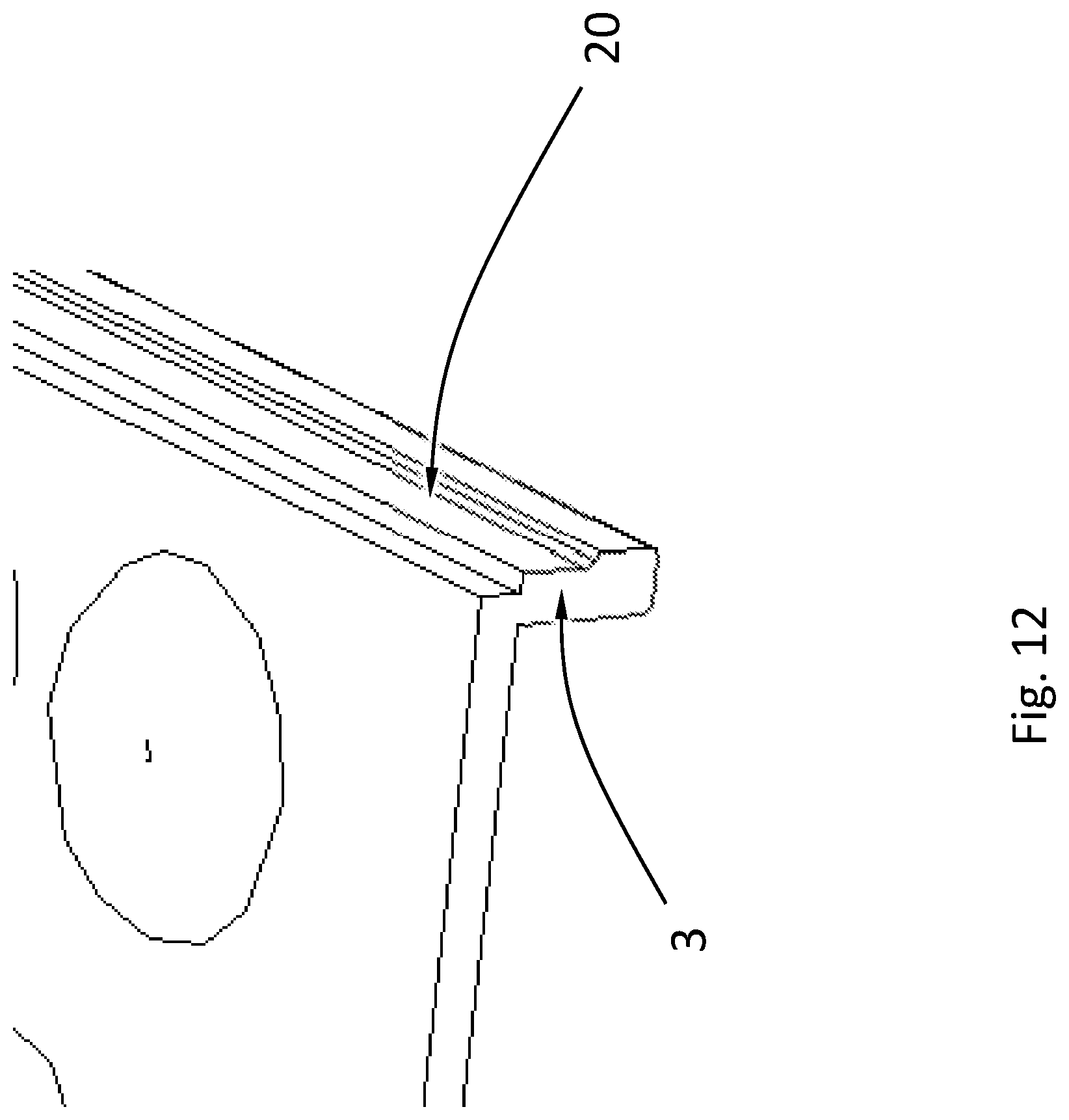 Patent US12305831 Figure 12 – Lighting fixture with threadless fit