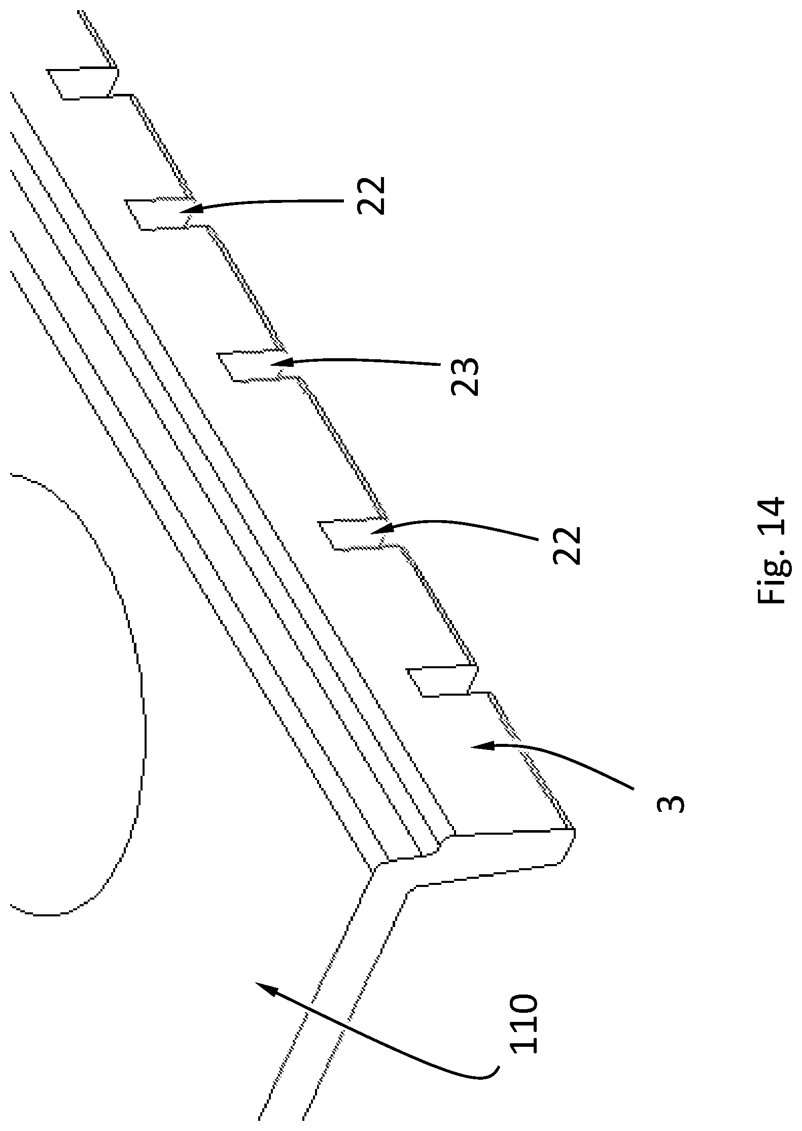 Patent US12305831 Figure 14 – Lighting fixture with threadless fit