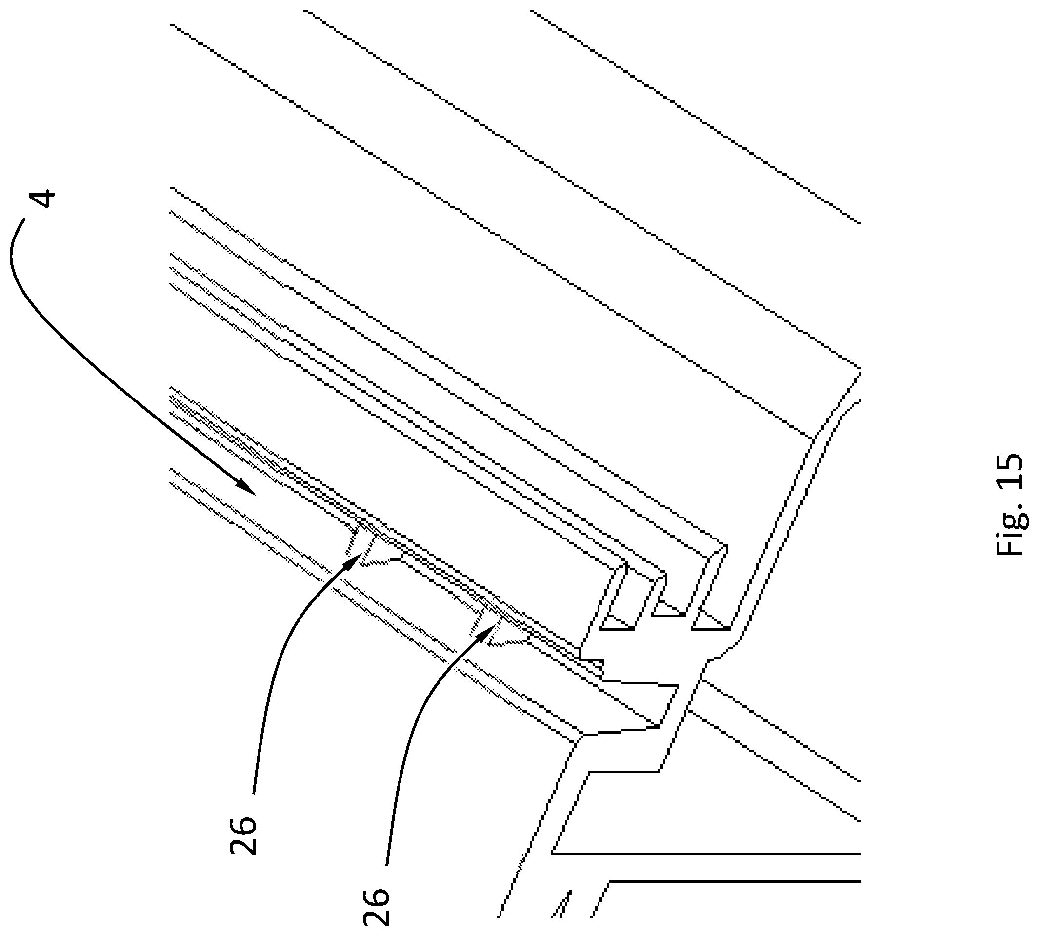 Patent US12305831 Figure 15 – Lighting fixture with threadless fit