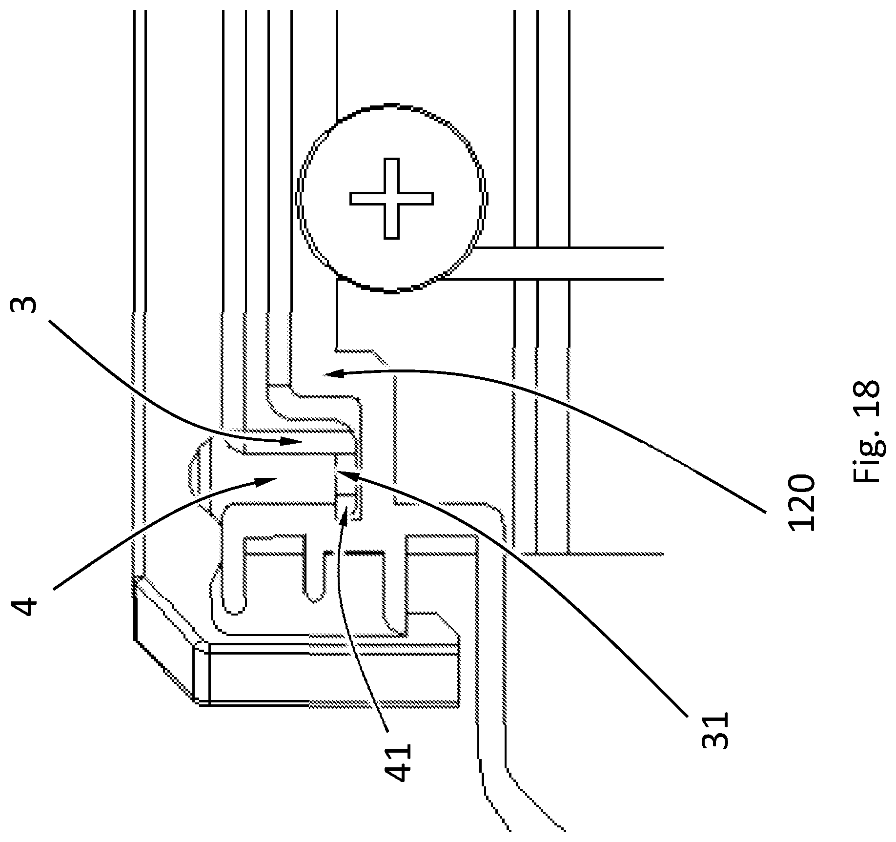 Patent US12305831 Figure 18 – Lighting fixture with threadless fit