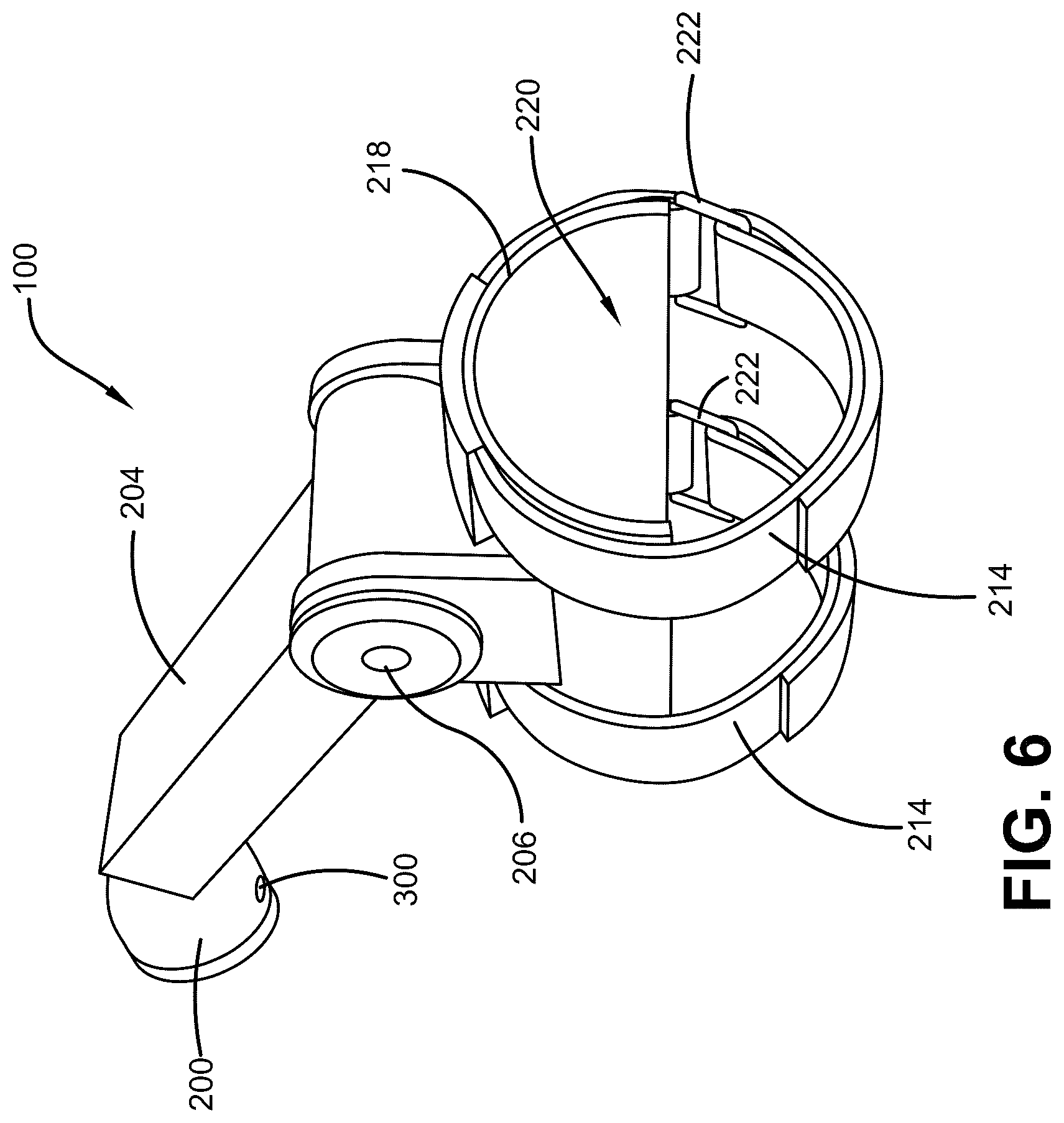 Patent US12305832 Figure 6 – Paint roller pole attachable light device