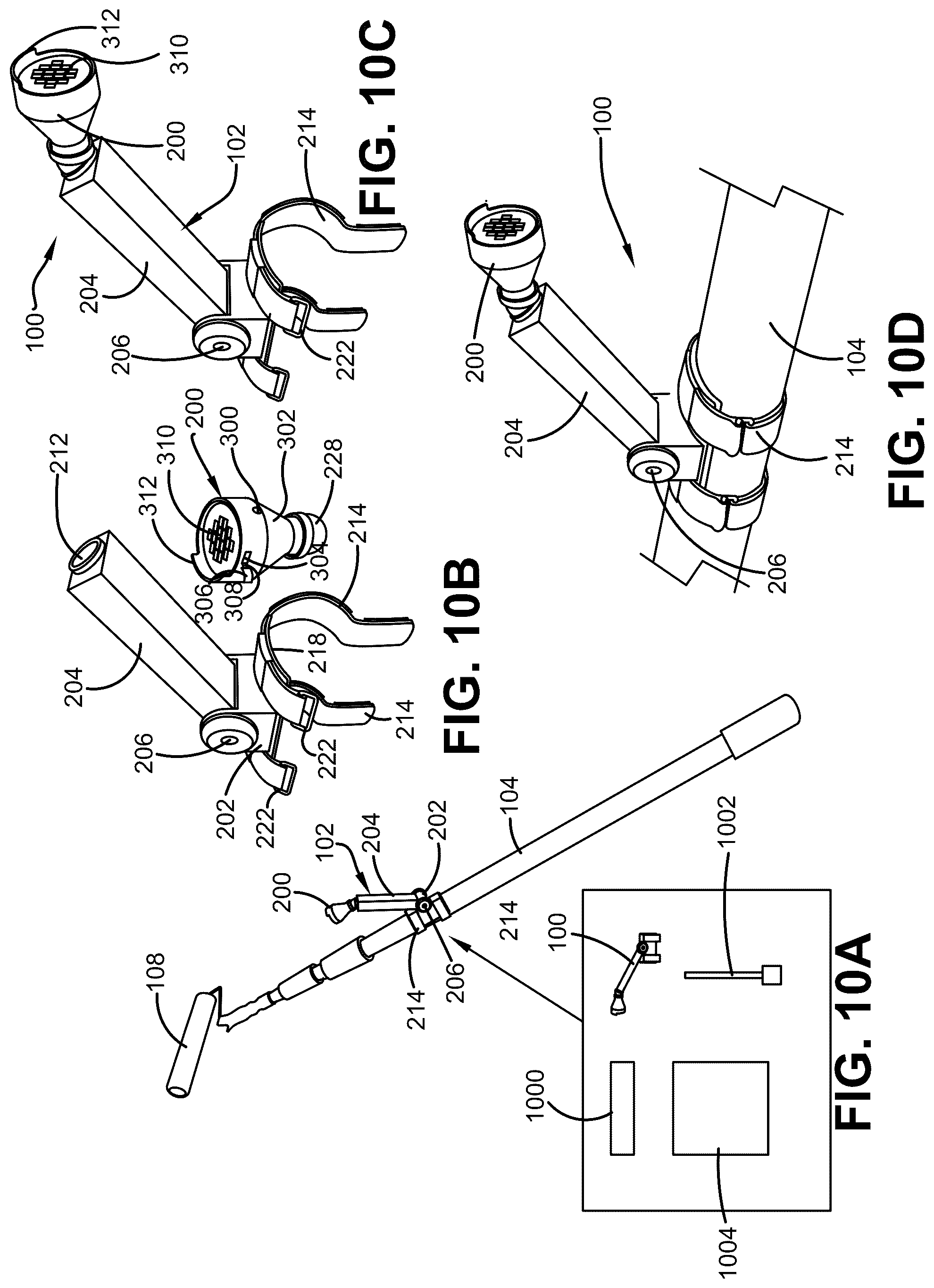 Patent US12305832 Figure 10 – Paint roller pole attachable light device
