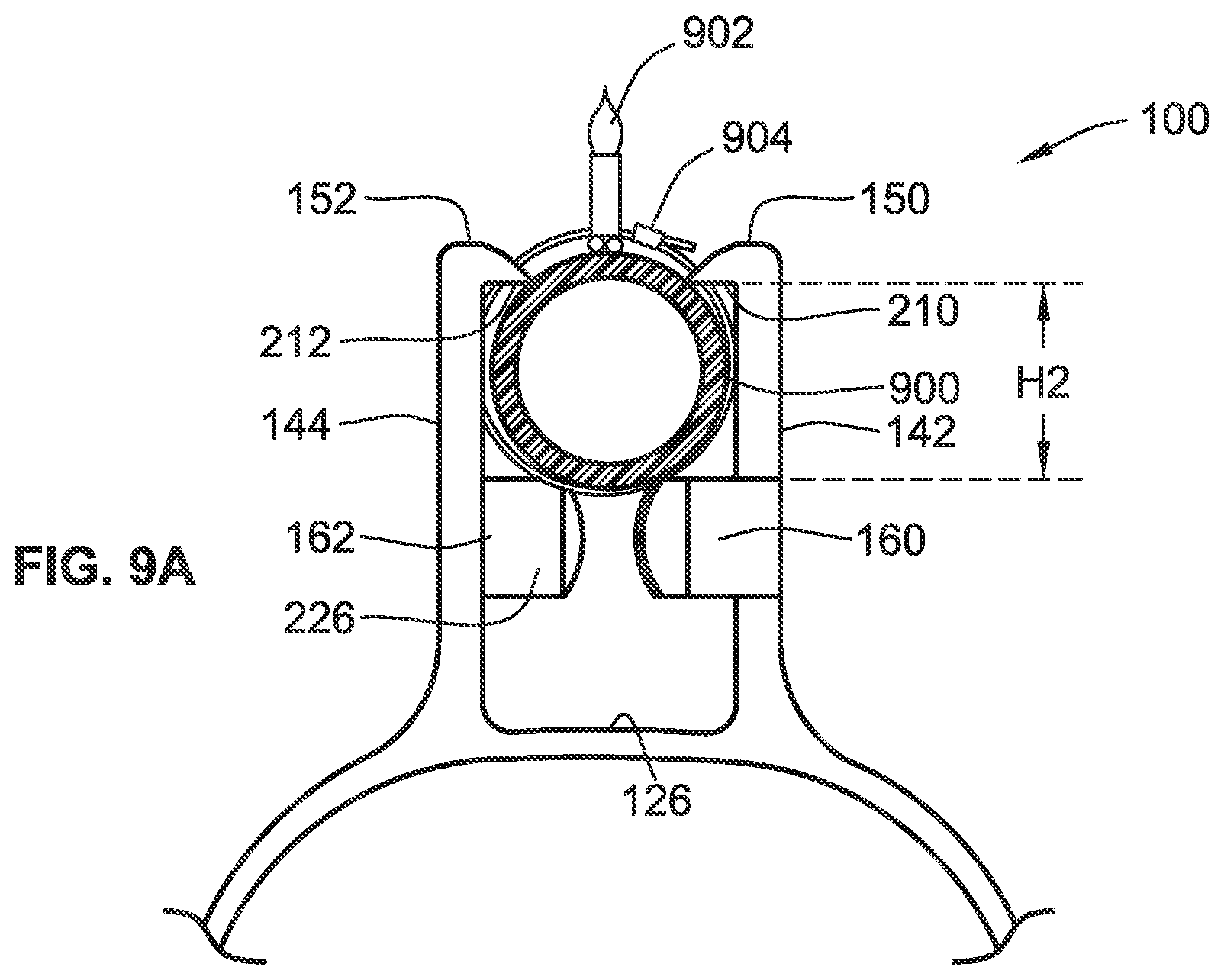Patent US12305833 Figure 12 – Ridgeline roof clip