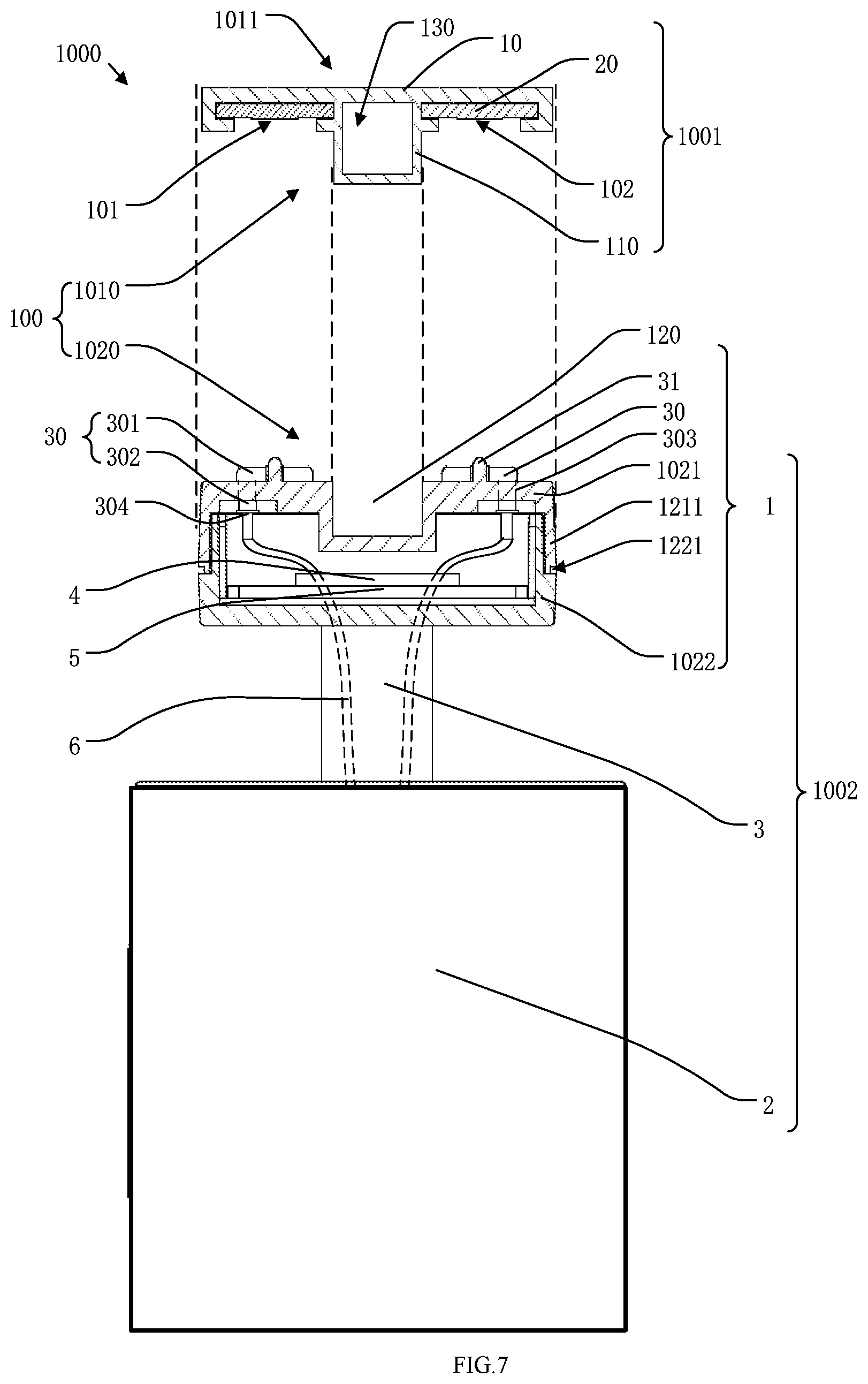 Patent US12305834 Figure 5 – Magnetic connection structure and lighting apparatus