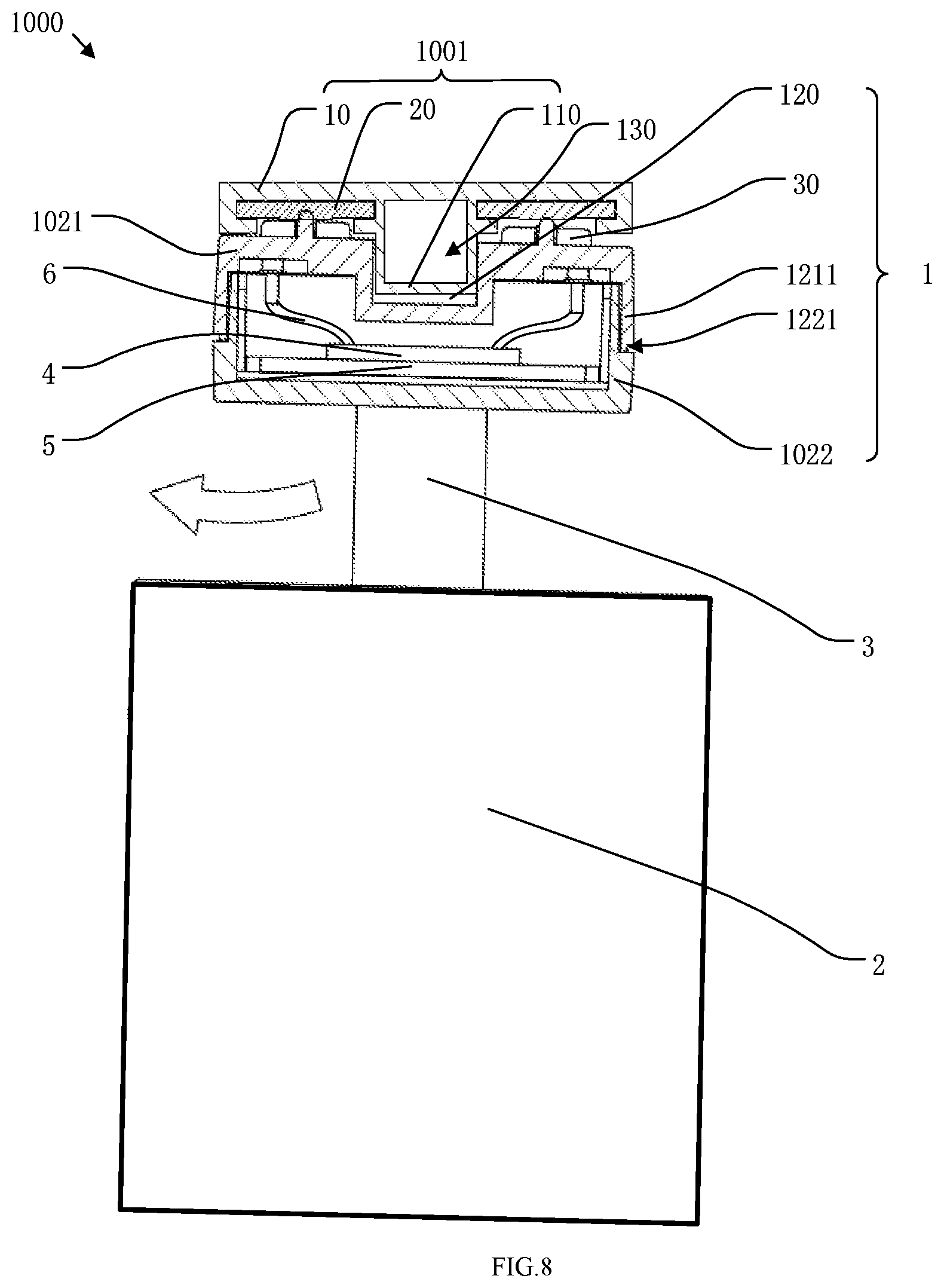 Patent US12305834 Figure 6 – Magnetic connection structure and lighting apparatus