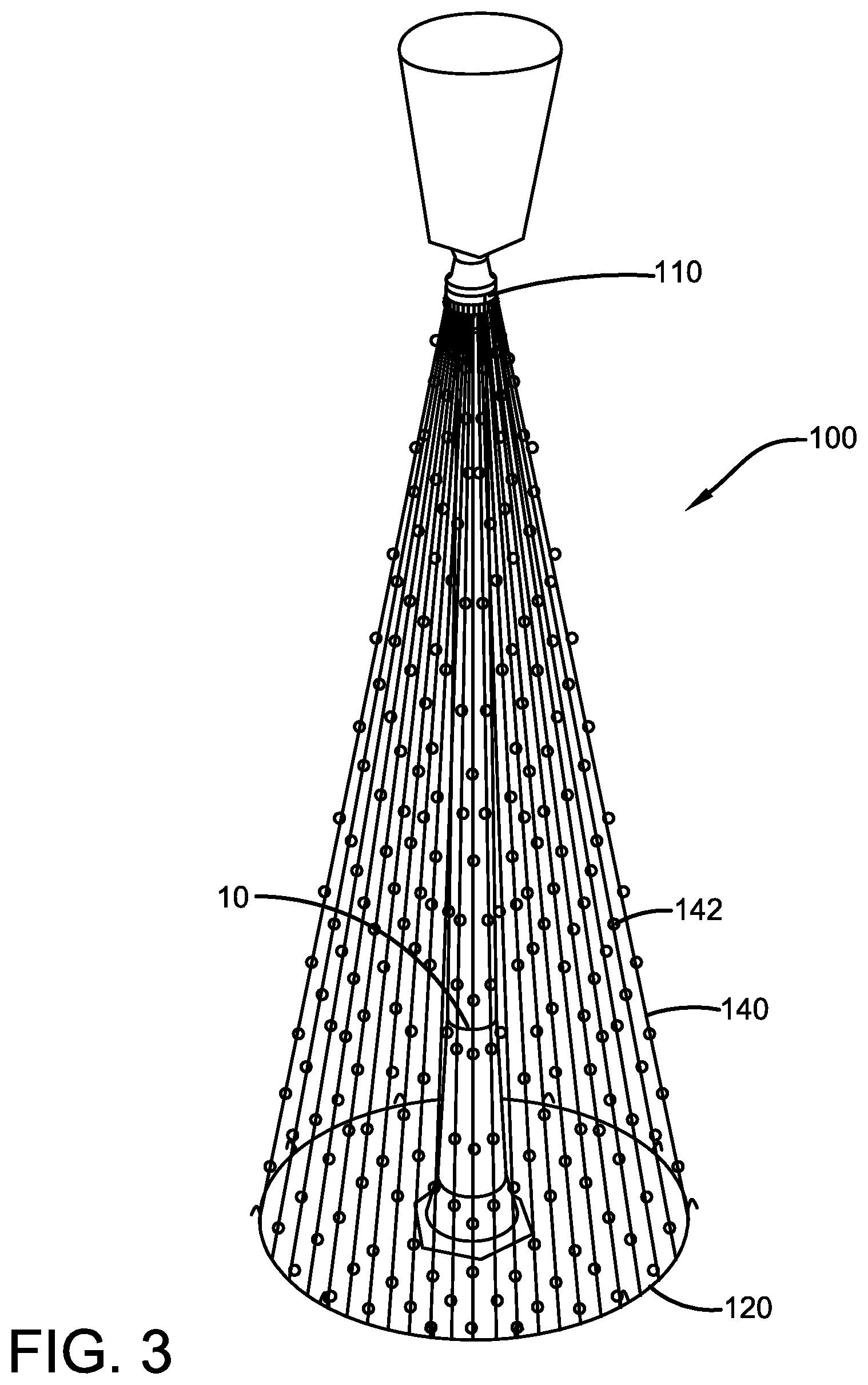 Patent US12305835 Figure 3 – Outdoor lamp post decorating device