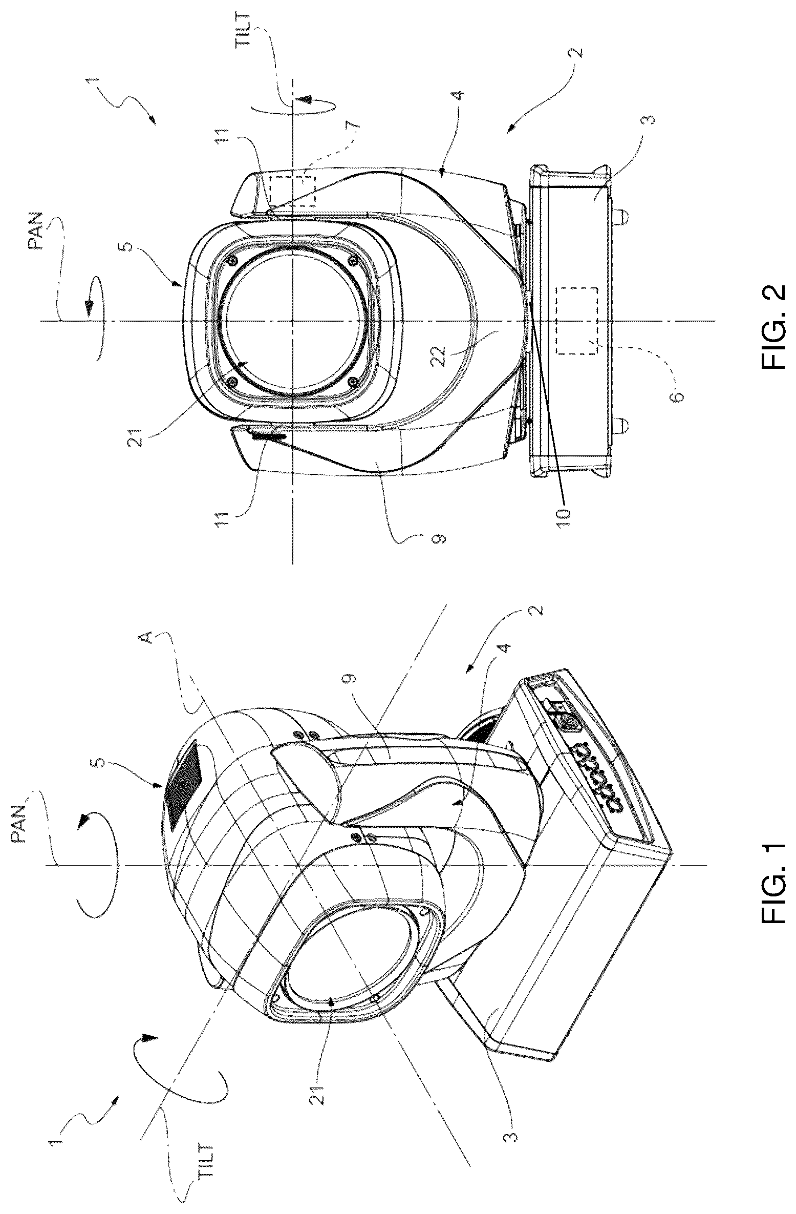 Patent US12305836 Figure 1 – Light fixture, in particular a light fixture for stage