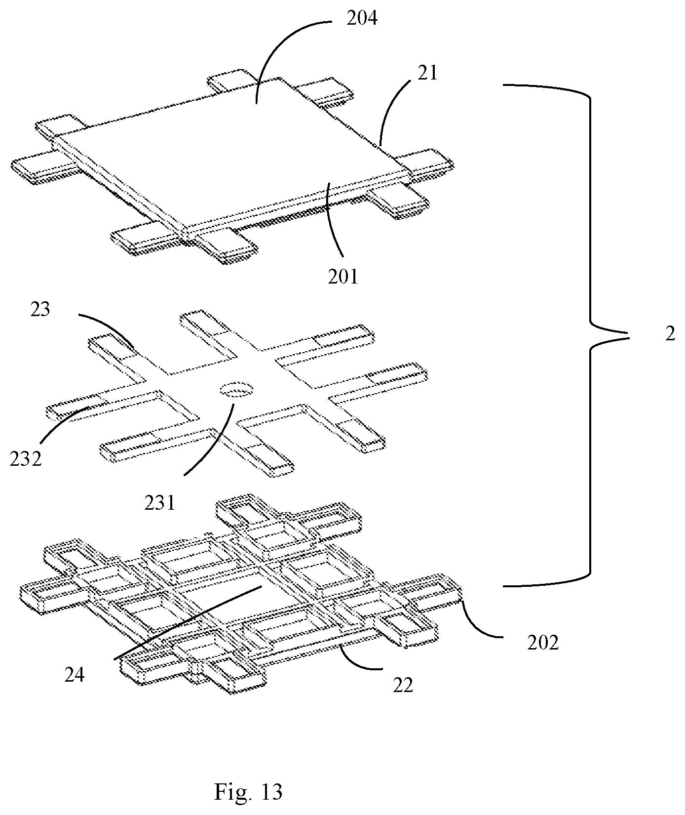 Patent US12305839 Figure 7 – Magnetically-adsorbed conductive track, adapter, electrical apparatus, and electrical system