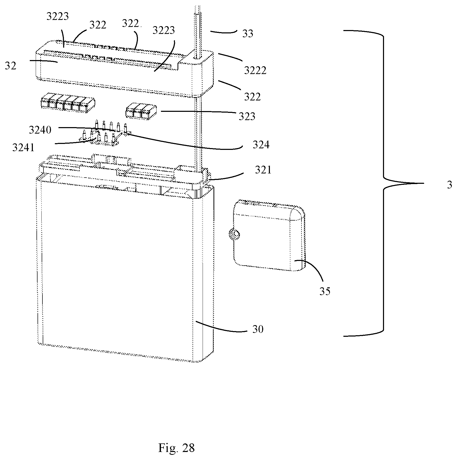 Patent US12305839 Figure 16 – Magnetically-adsorbed conductive track, adapter, electrical apparatus, and electrical system