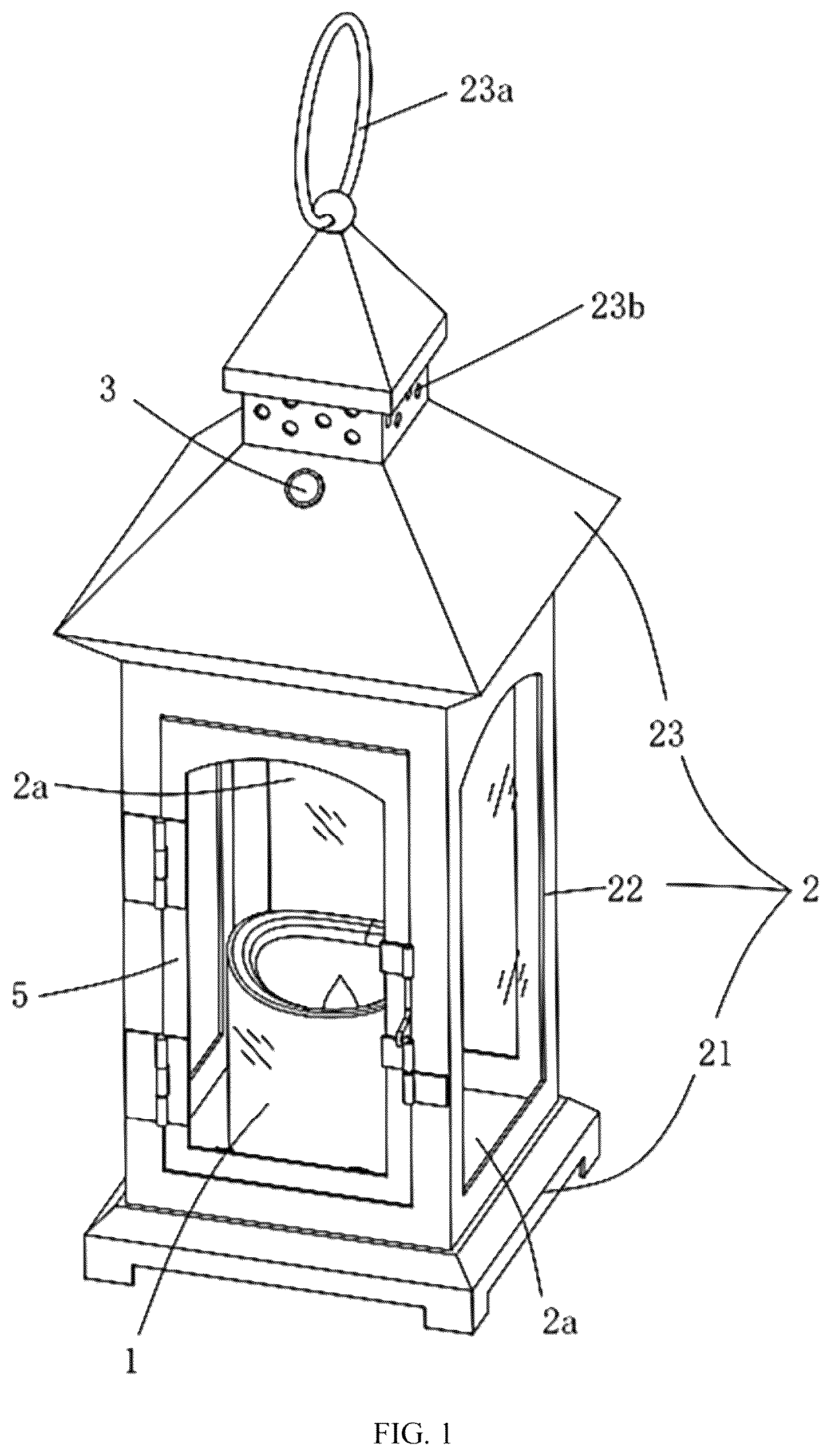 Patent US12305841 Figure 1 – Touch type sensor lantern
