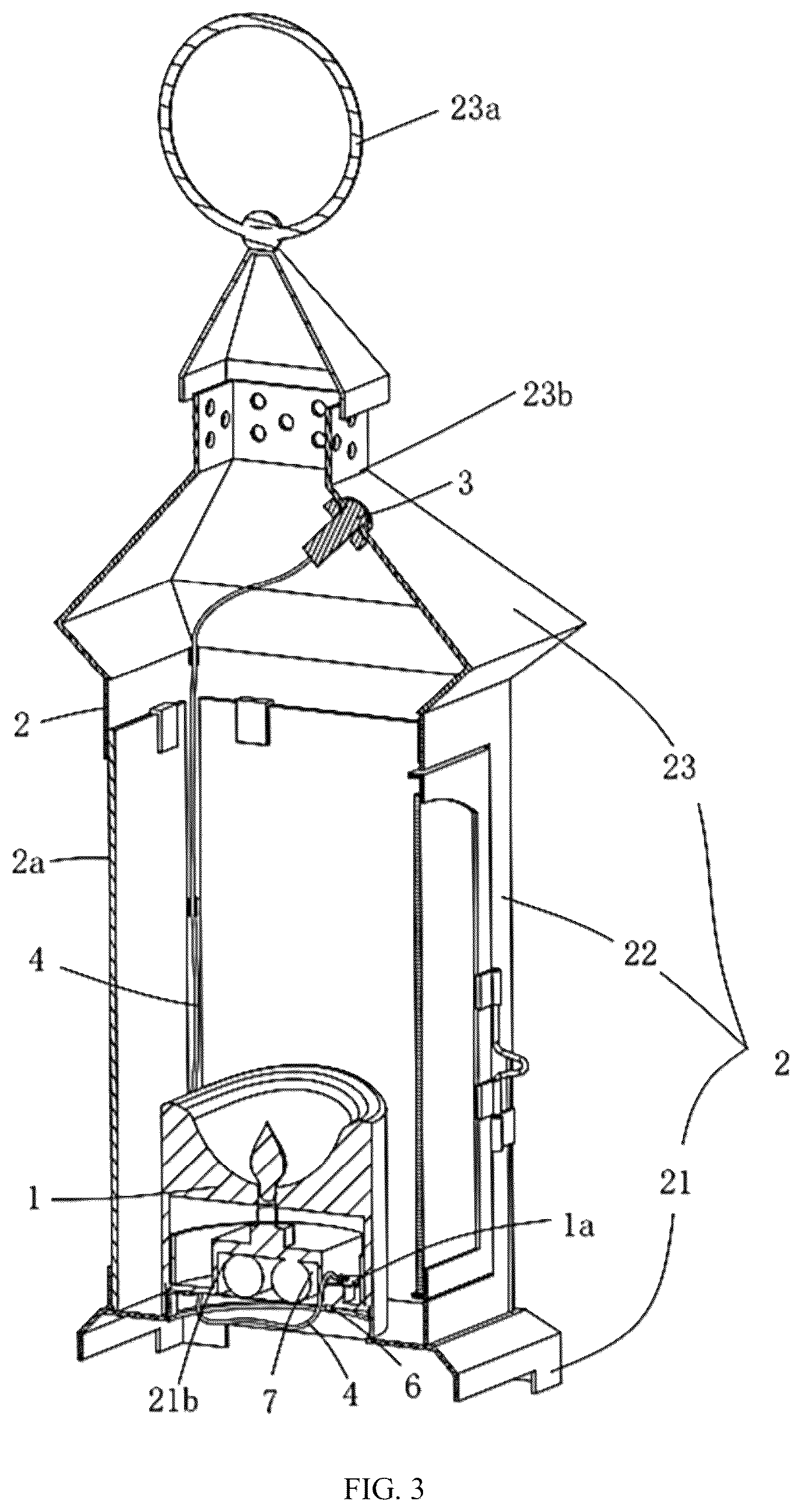 Patent US12305841 Figure 3 – Touch type sensor lantern