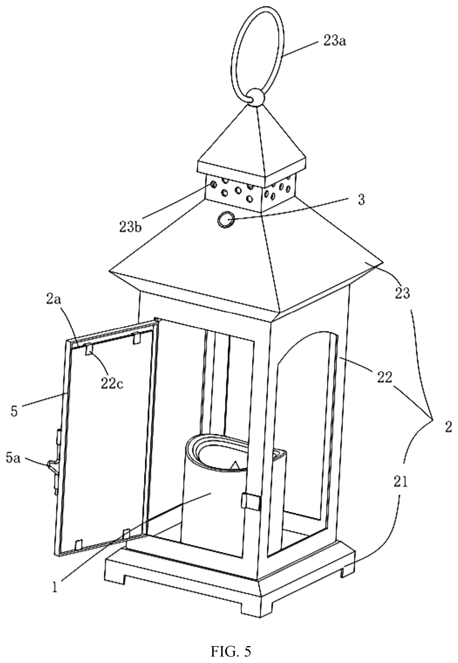 Patent US12305841 Figure 5 – Touch type sensor lantern