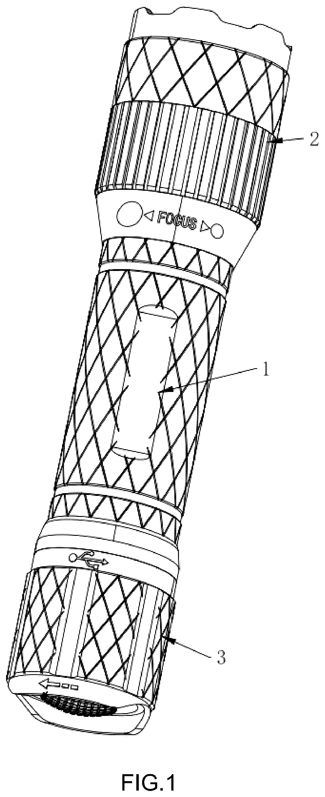 Patent US12305842 Figure 1 – Smart flashlight