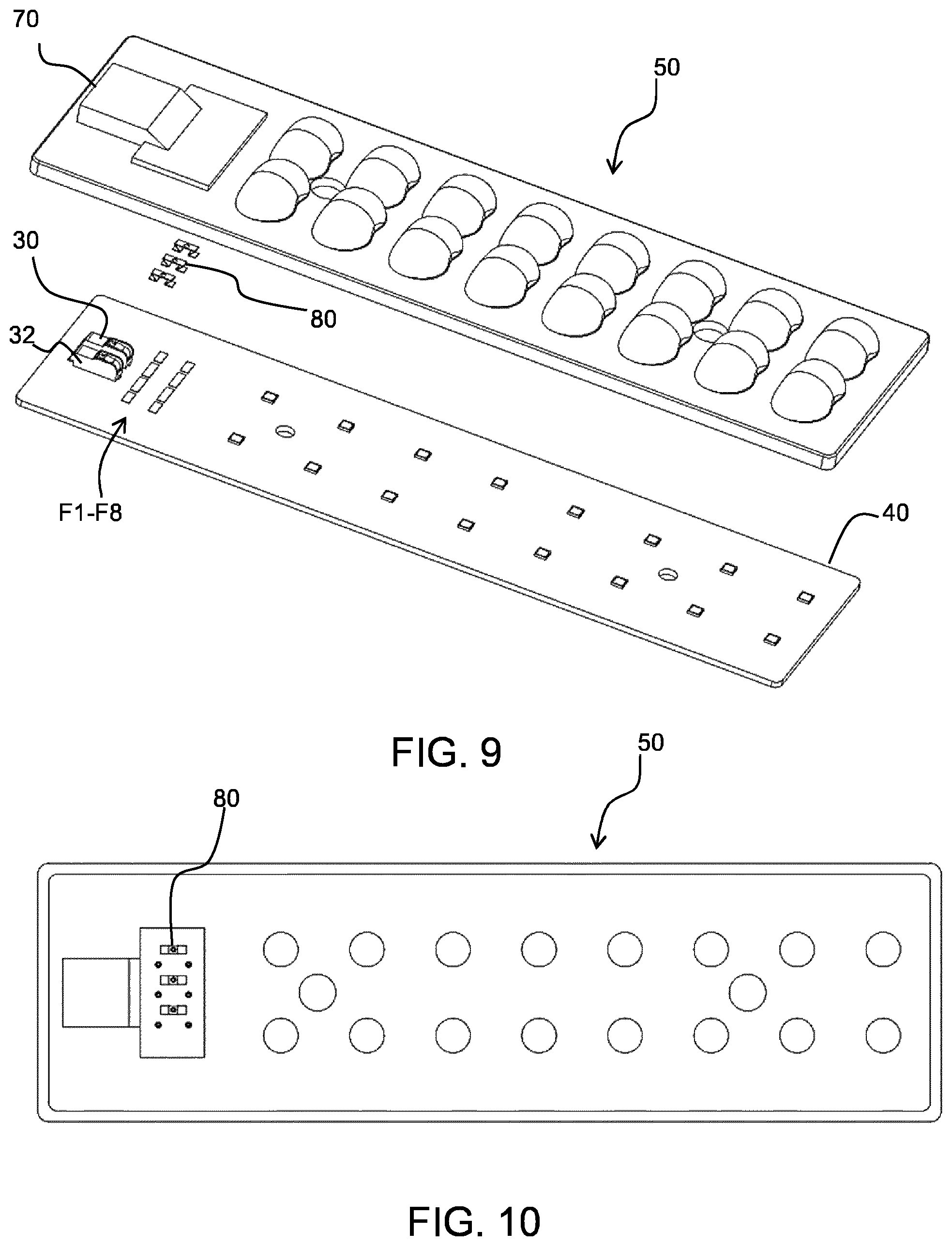 Patent US12305843 Figure 7 – Lighting device having a lens plate