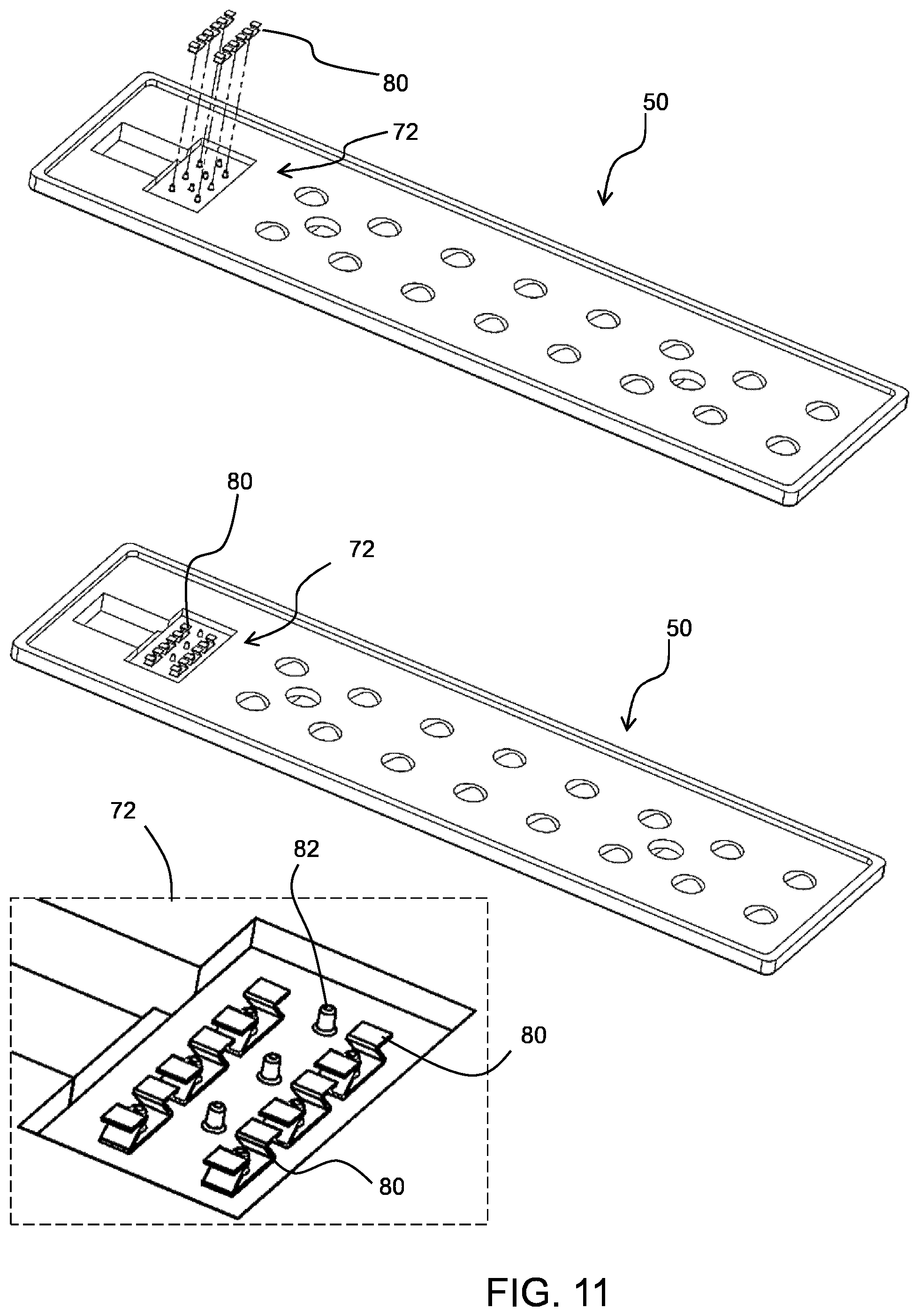 Patent US12305843 Figure 8 – Lighting device having a lens plate