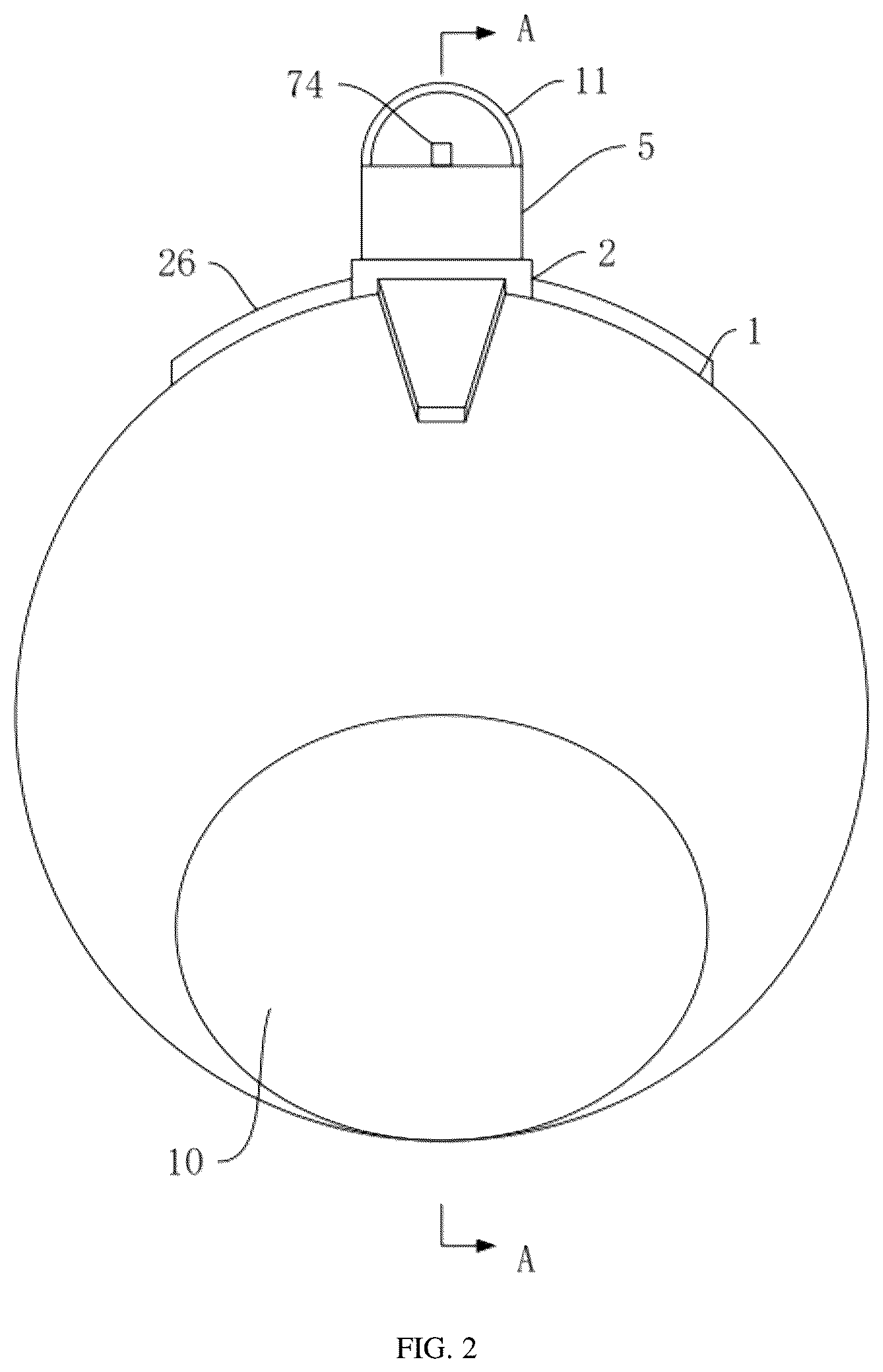 Patent US12305844 Figure 2 – Ball lamp