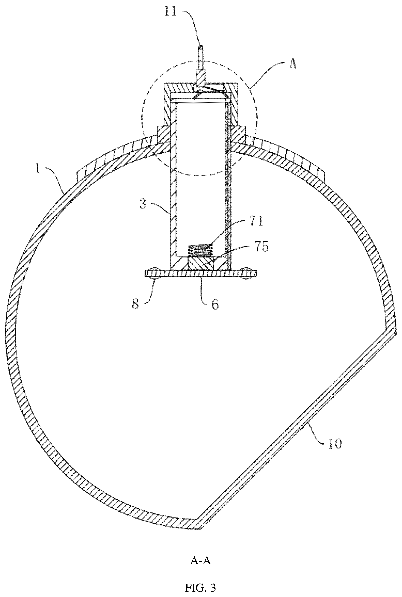 Patent US12305844 Figure 3 – Ball lamp