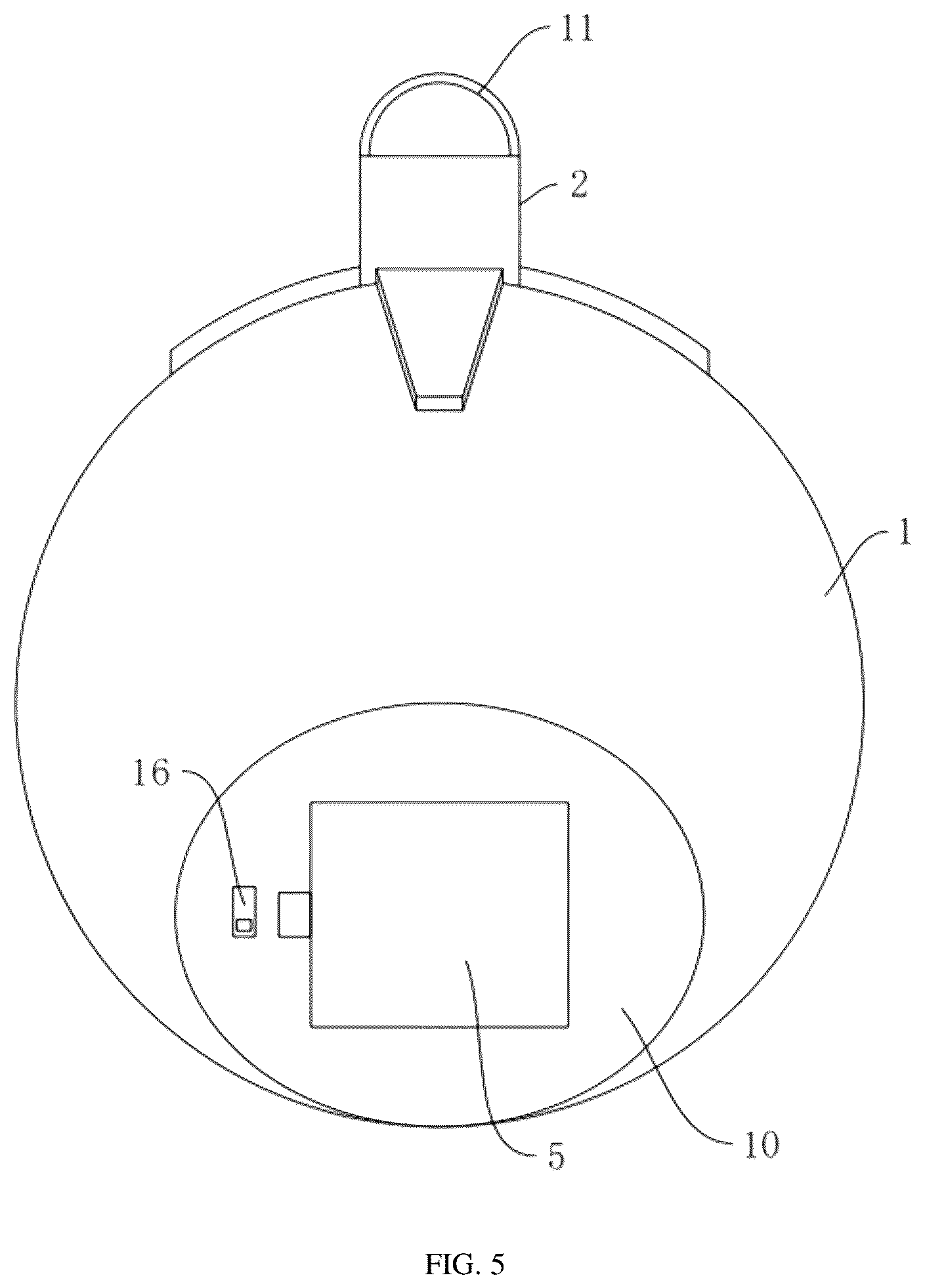 Patent US12305844 Figure 5 – Ball lamp