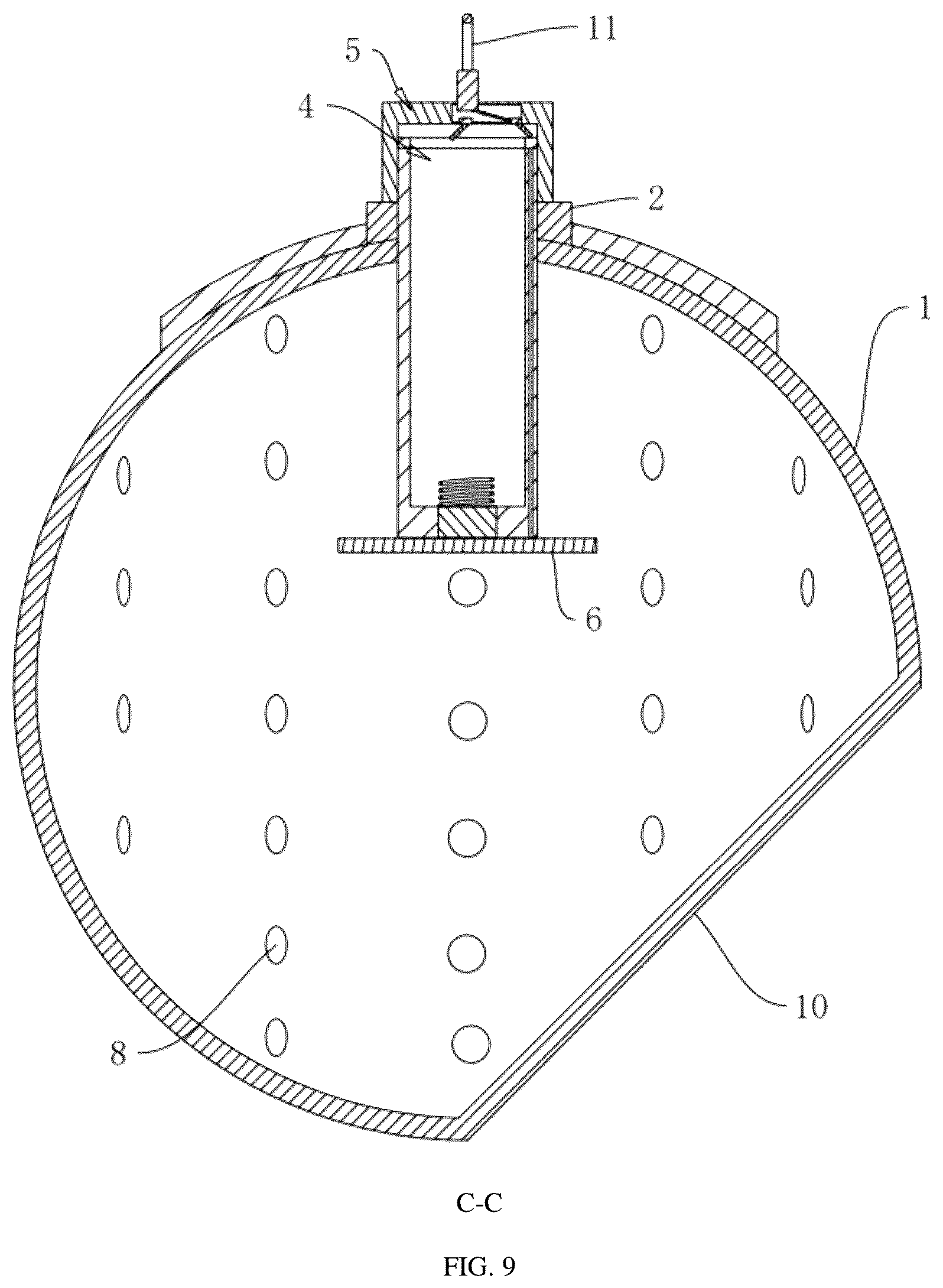 Patent US12305844 Figure 9 – Ball lamp