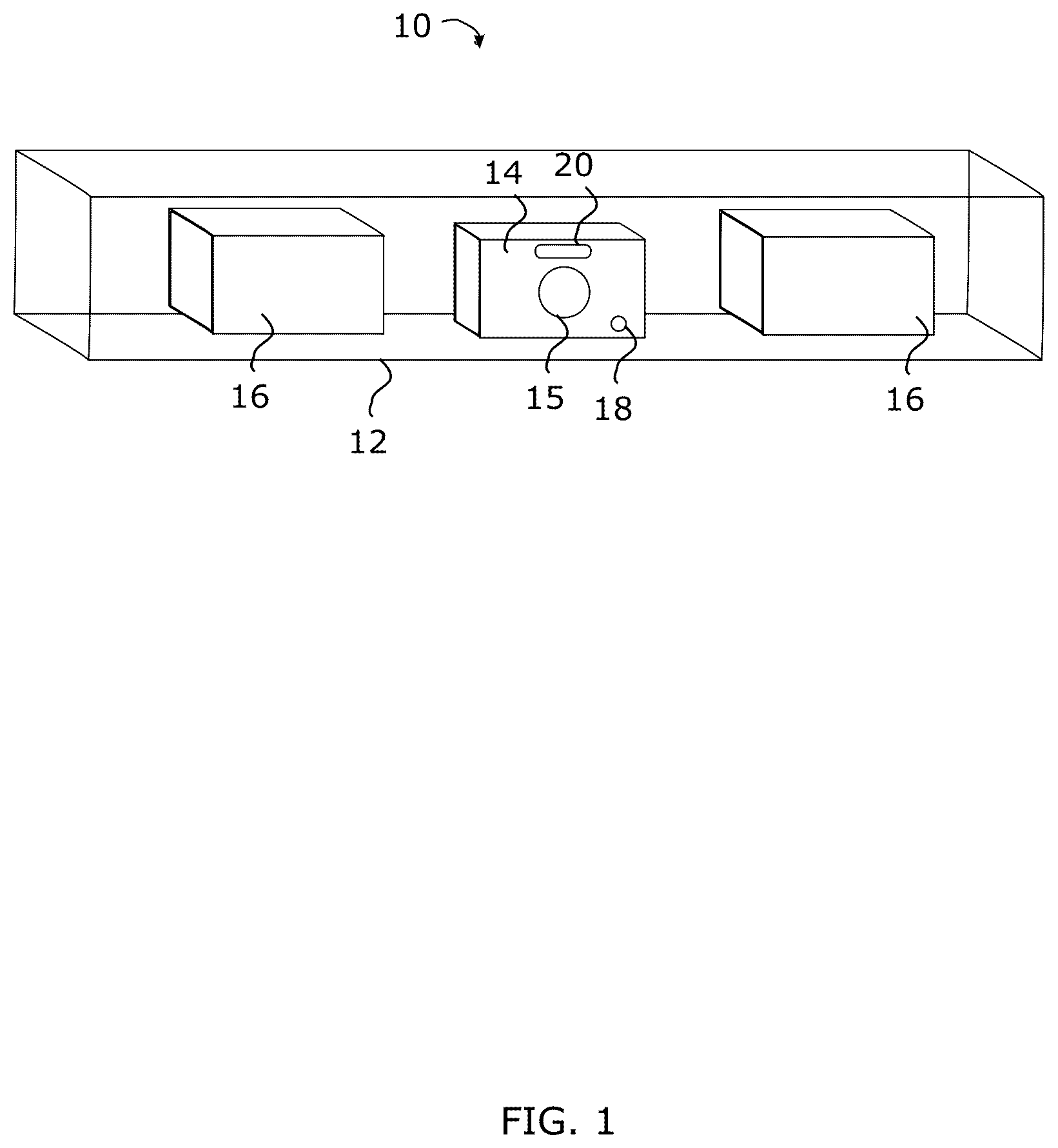 Patent US12305846 Figure 1 – Lightbar with integrated camera system