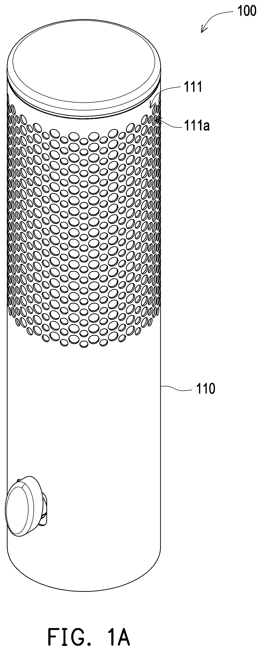 Patent US12305848 Figure 1 – Microphone having light-emitting structure