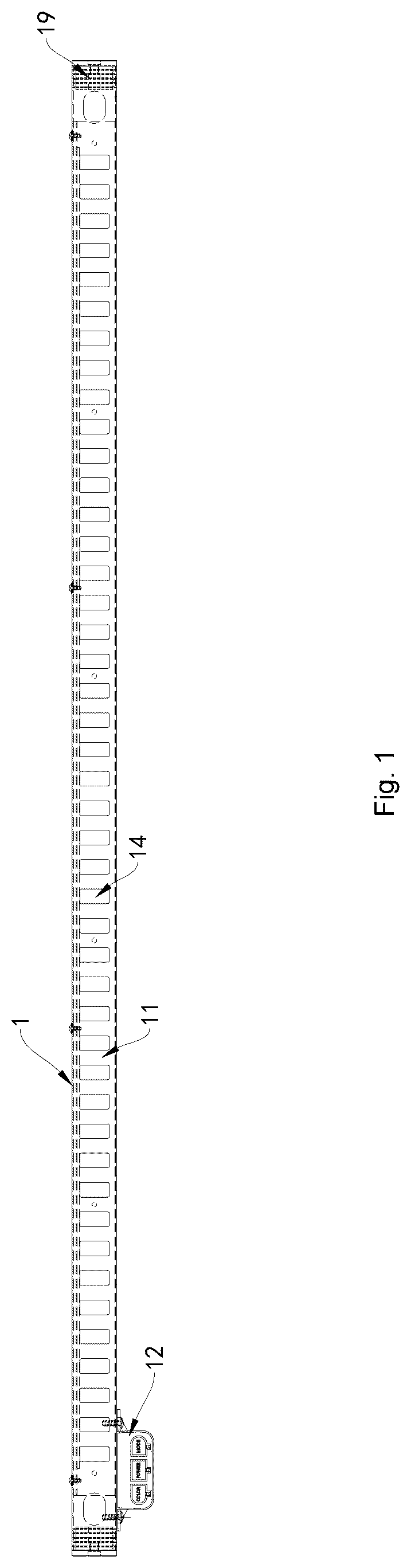 Patent US12305849 Figure 1 – Multi-mode music sycn RGB LED light