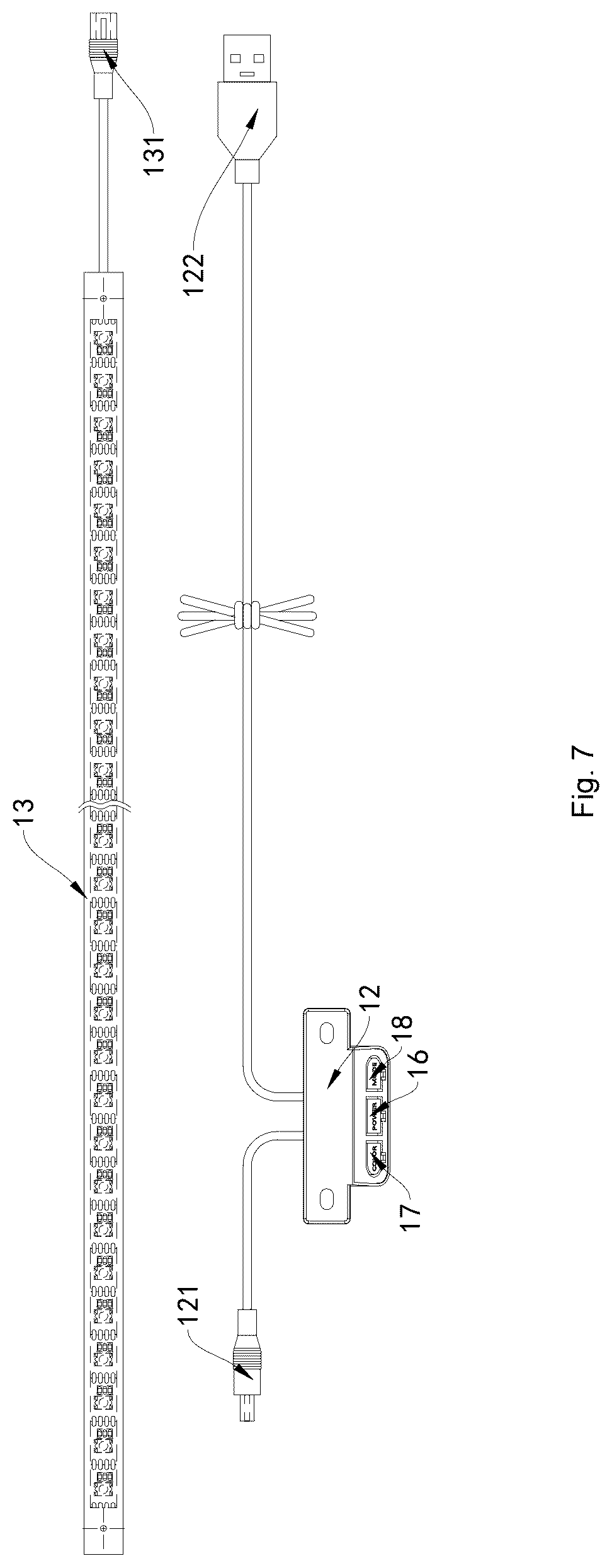 Patent US12305849 Figure 7 – Multi-mode music sycn RGB LED light