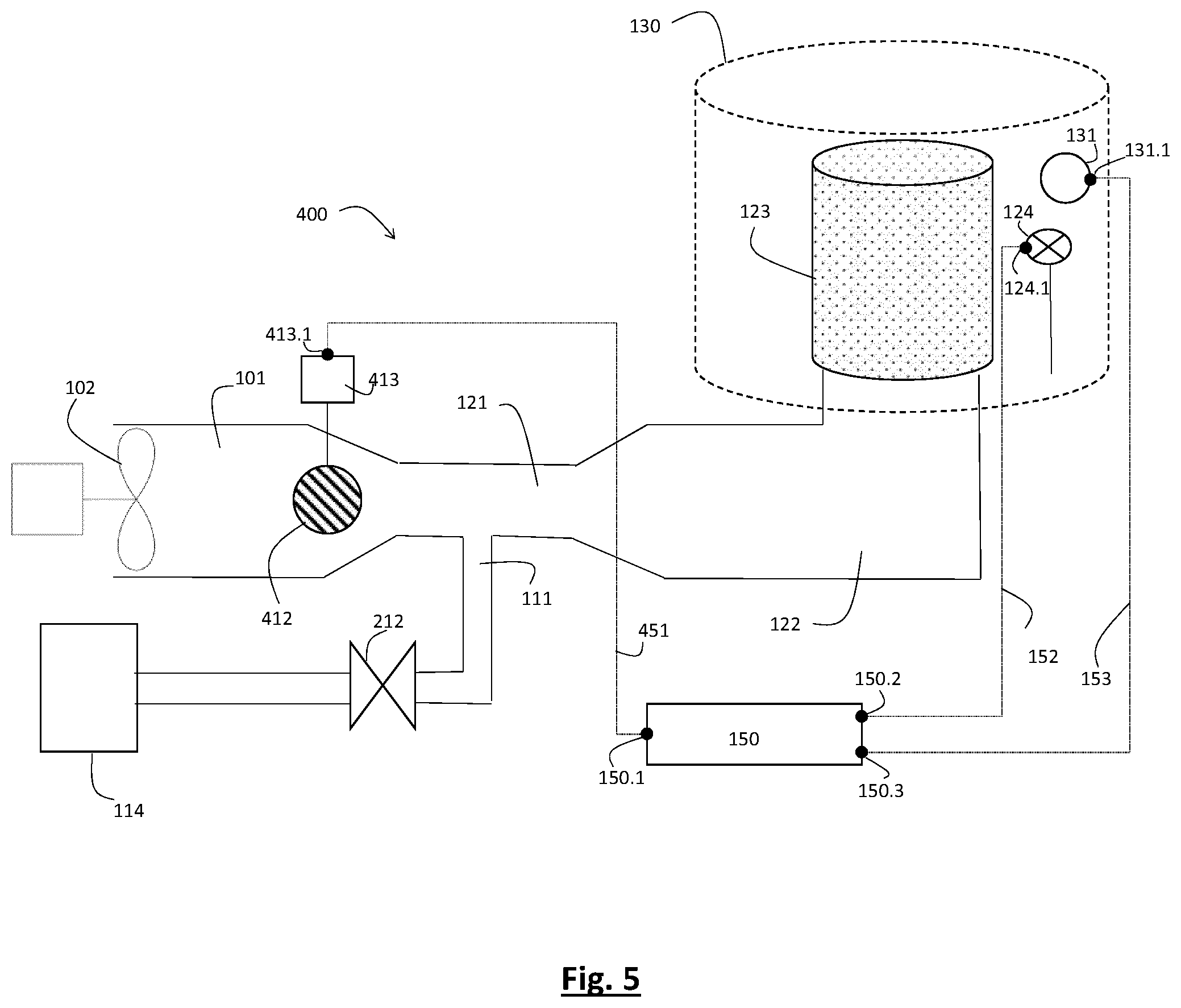 Patent US12305856 Figure 4 – Surface stabilized fully premixed gas premix burner for burning hydrogen gas, and method for starting such burner