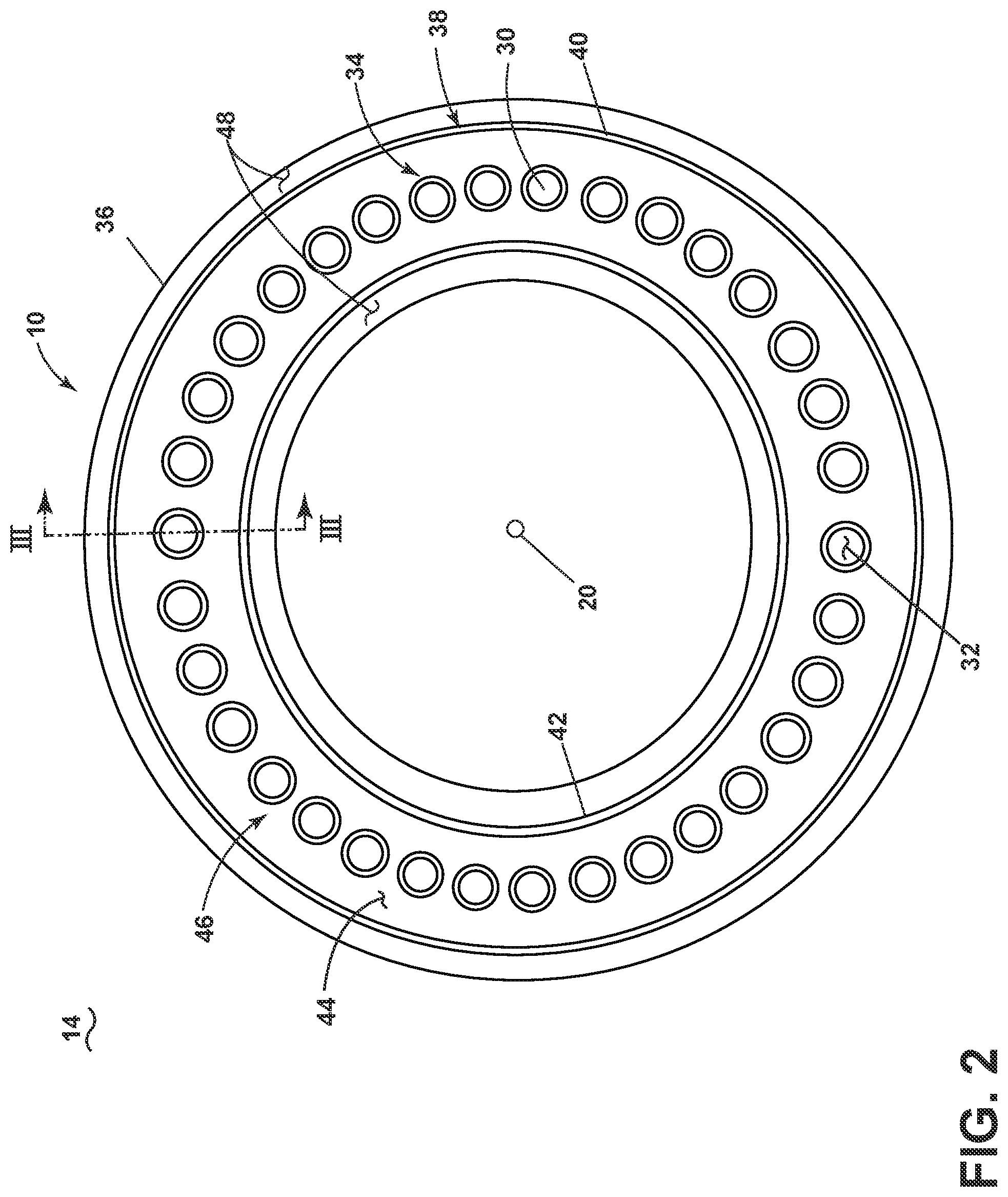 Patent US12305861 Figure 2 – Combustor with baffle