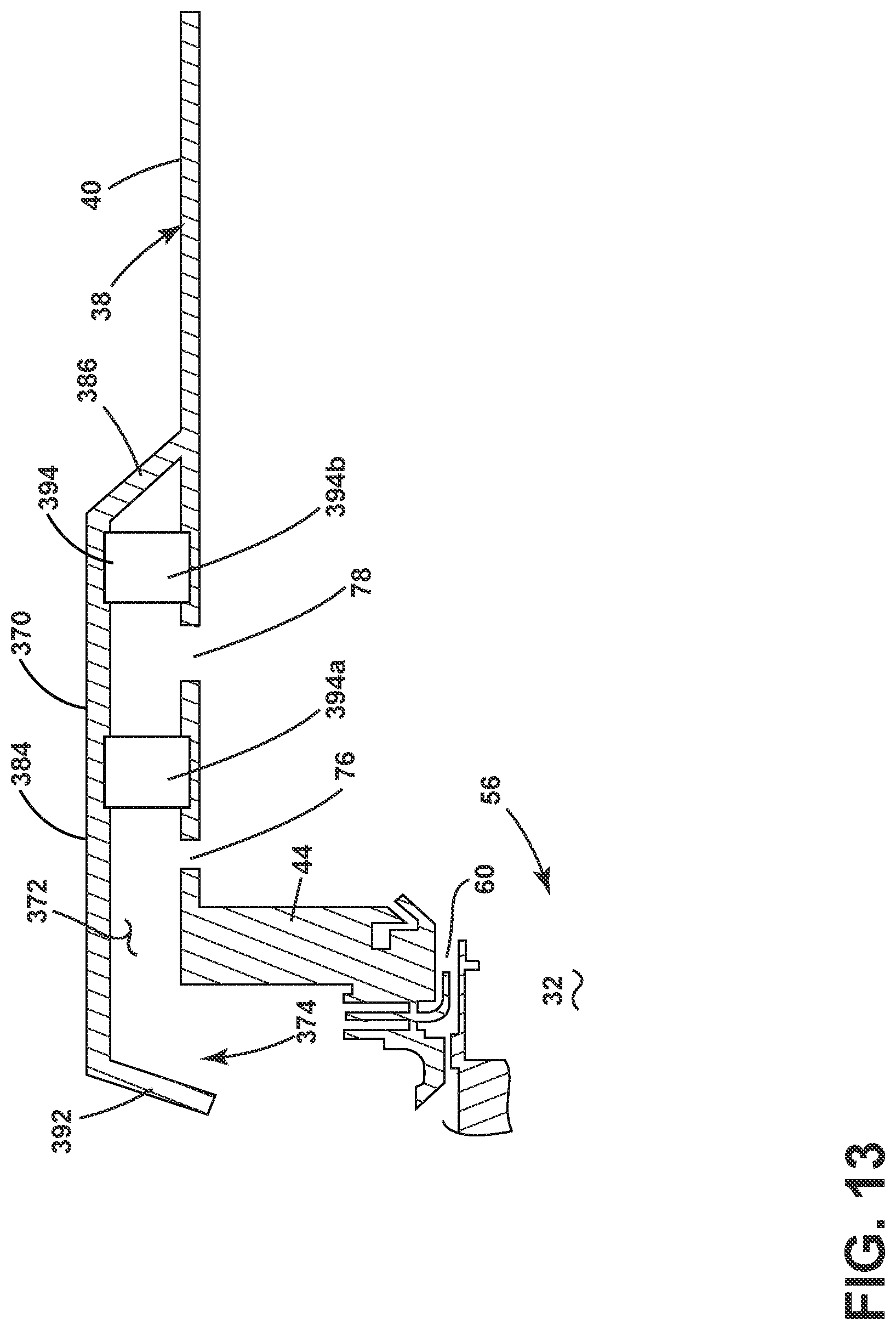 Patent US12305861 Figure 9 – Combustor with baffle
